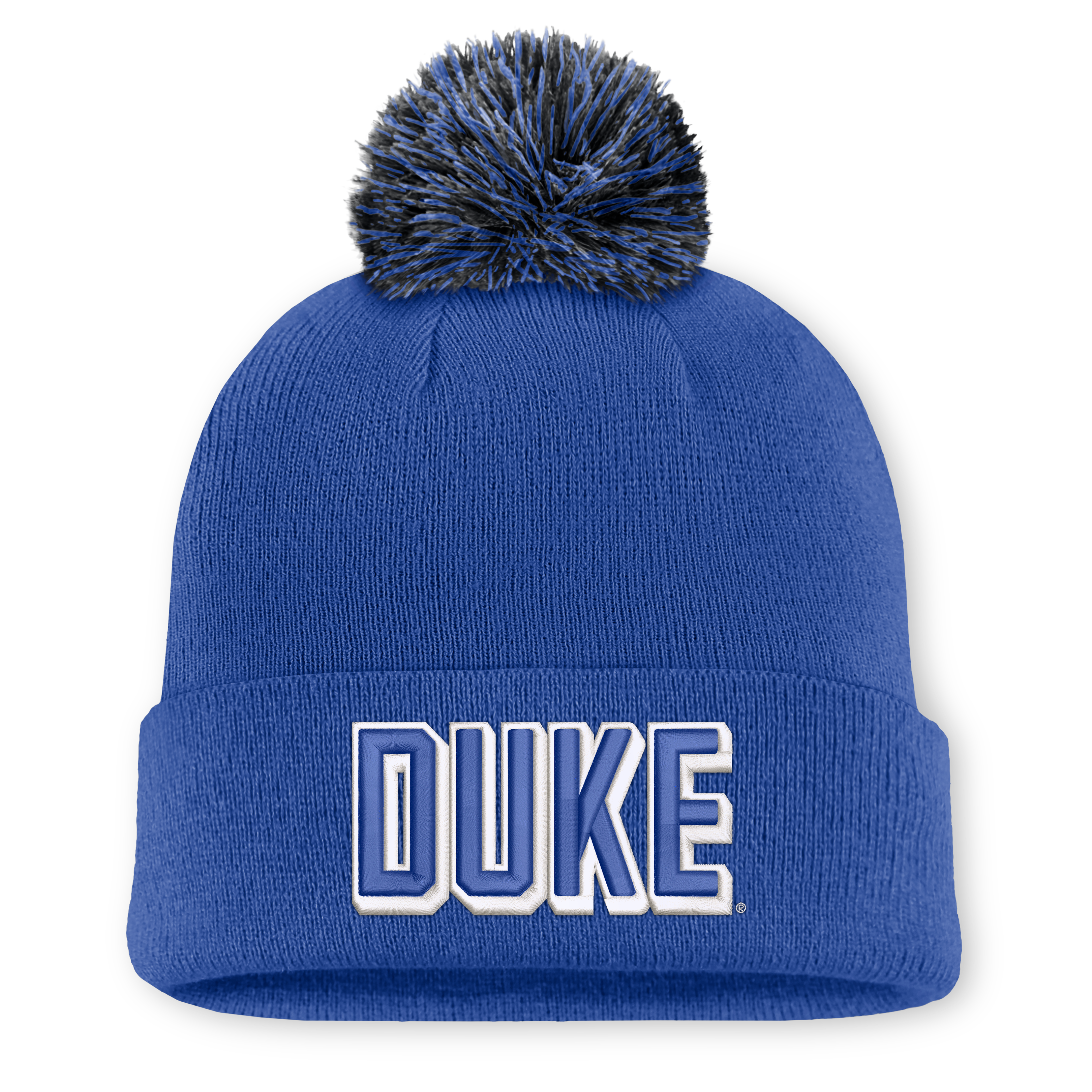 Bonnet unisexe Nike blanc Duke Blue Devils avec pompon
