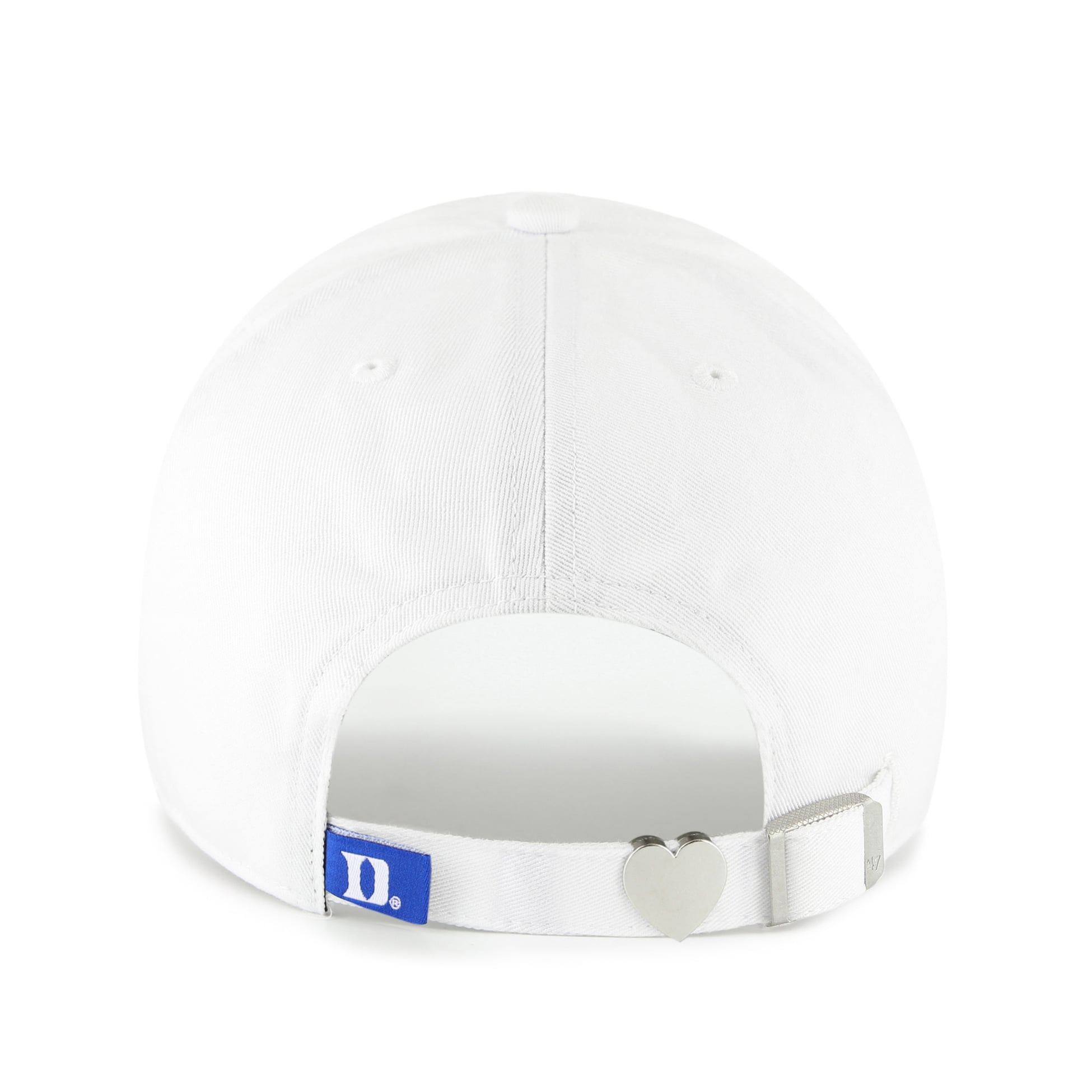 Women's '47 White Duke Blue Devils Trendy Script Clean Up Adjustable Hat