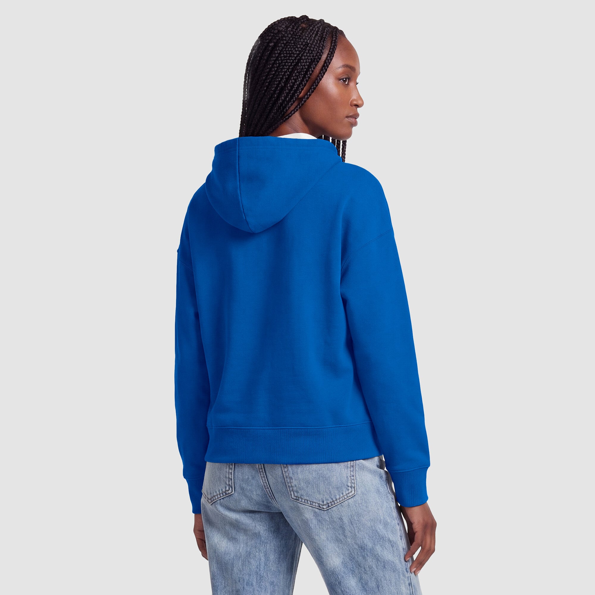 Sweat à capuche polaire Champion Royal Duke Blue Devils pour femme