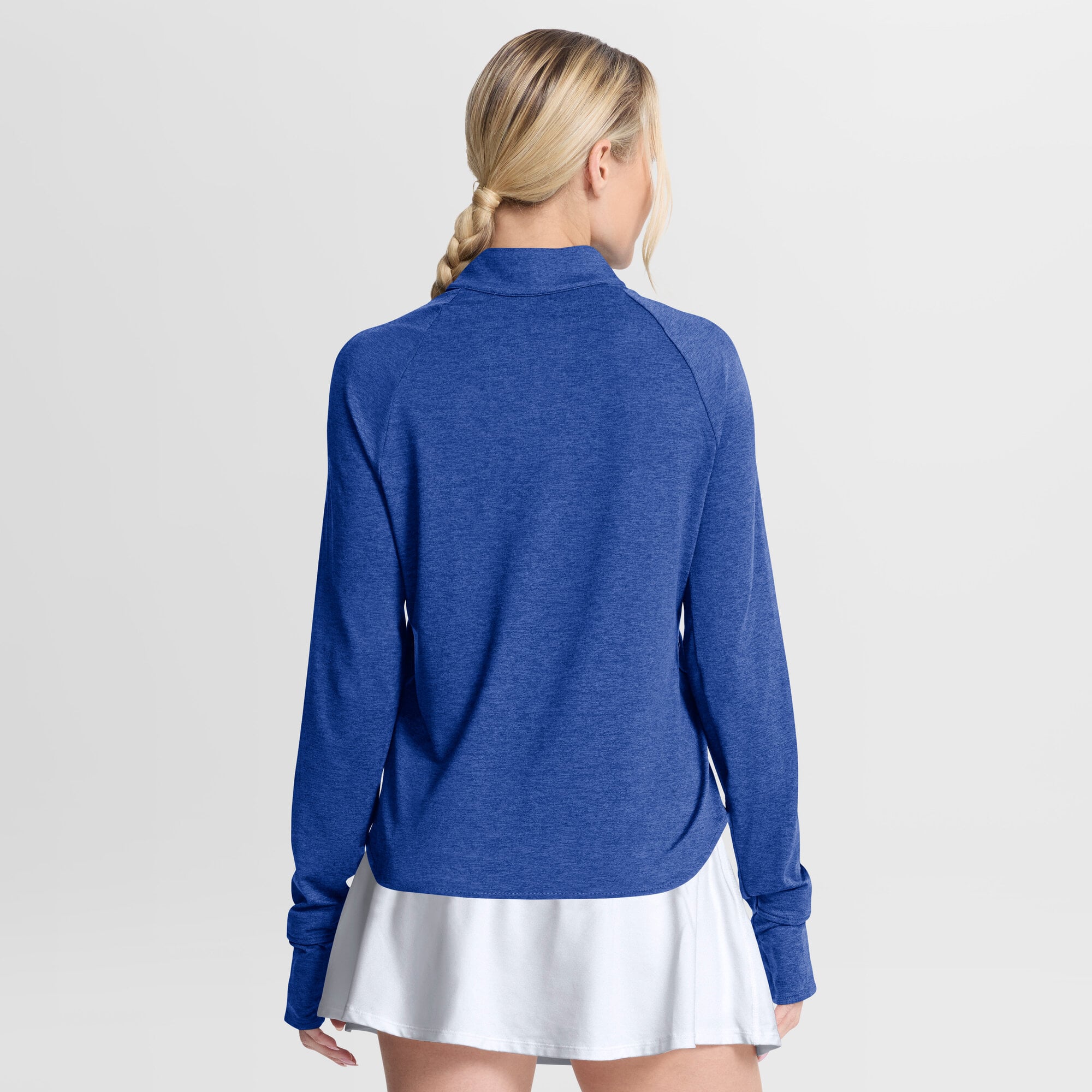 Women's Nike Royal Duke Blue Devils Swift Dri-FIT Half-Zip Pullover