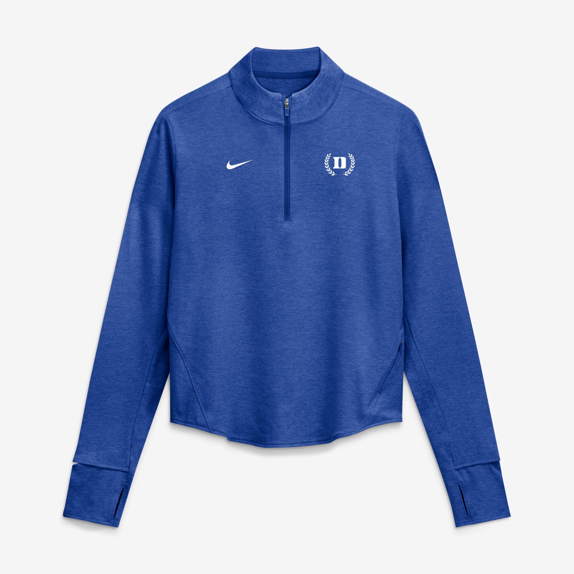 Women's Nike Royal Duke Blue Devils Swift Dri-FIT Half-Zip Pullover