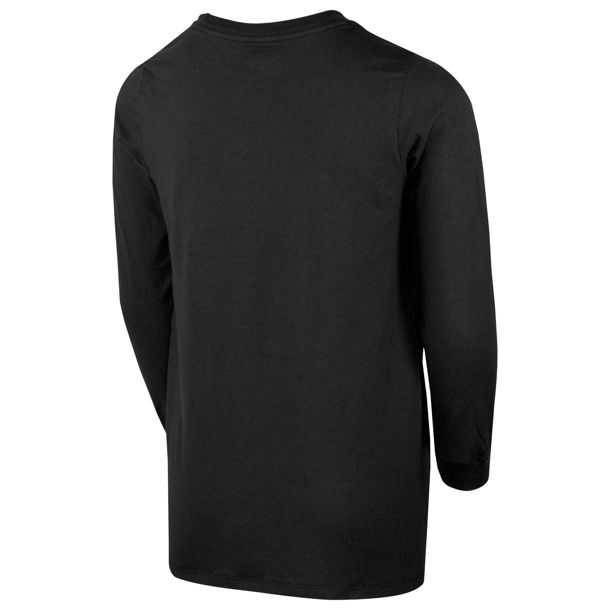 T-shirt à manches longues Nike Duke Blue Devils Arched Core noir pour enfant