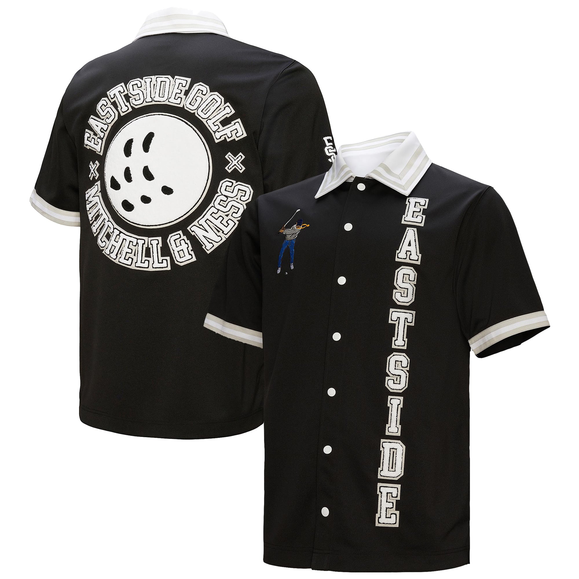 Eastside Golf Mitchell & Ness x Eastside Golf Button-Up Shooting 