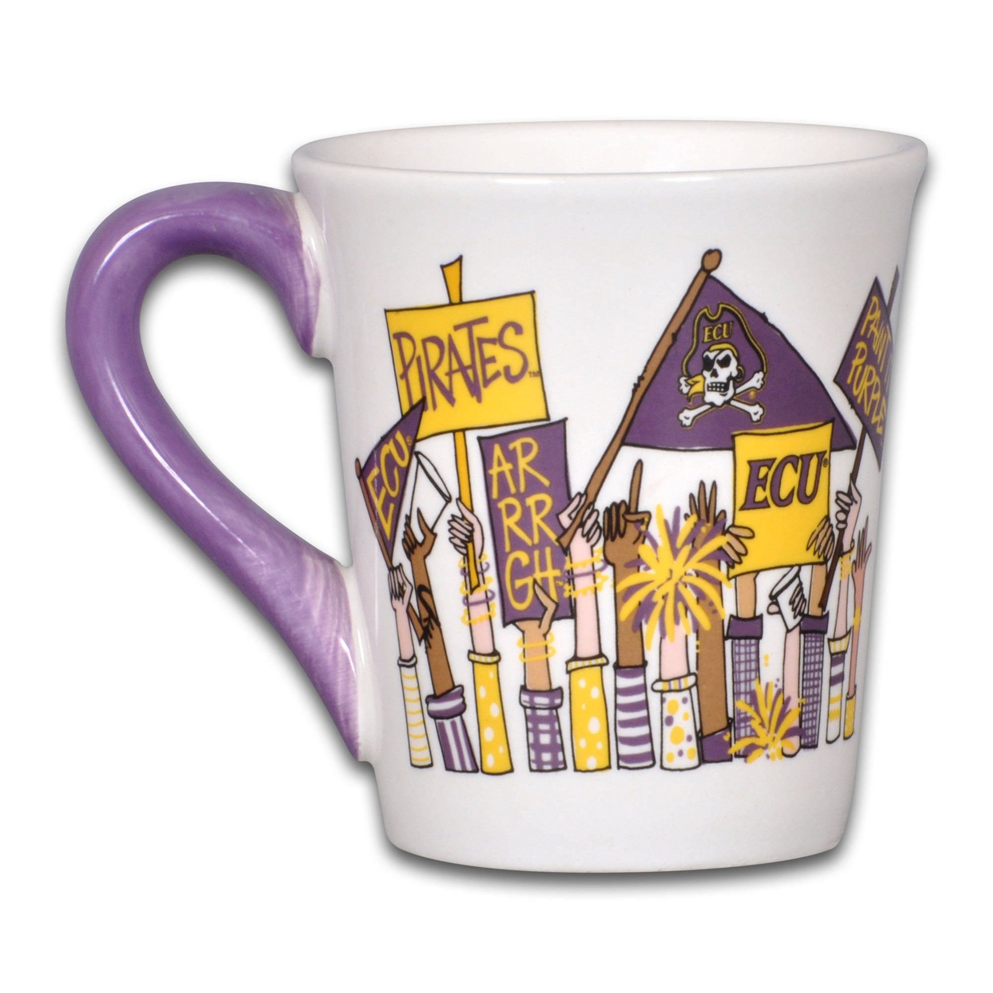Mug de supporters ECU Pirates de 887 ml (30 oz).