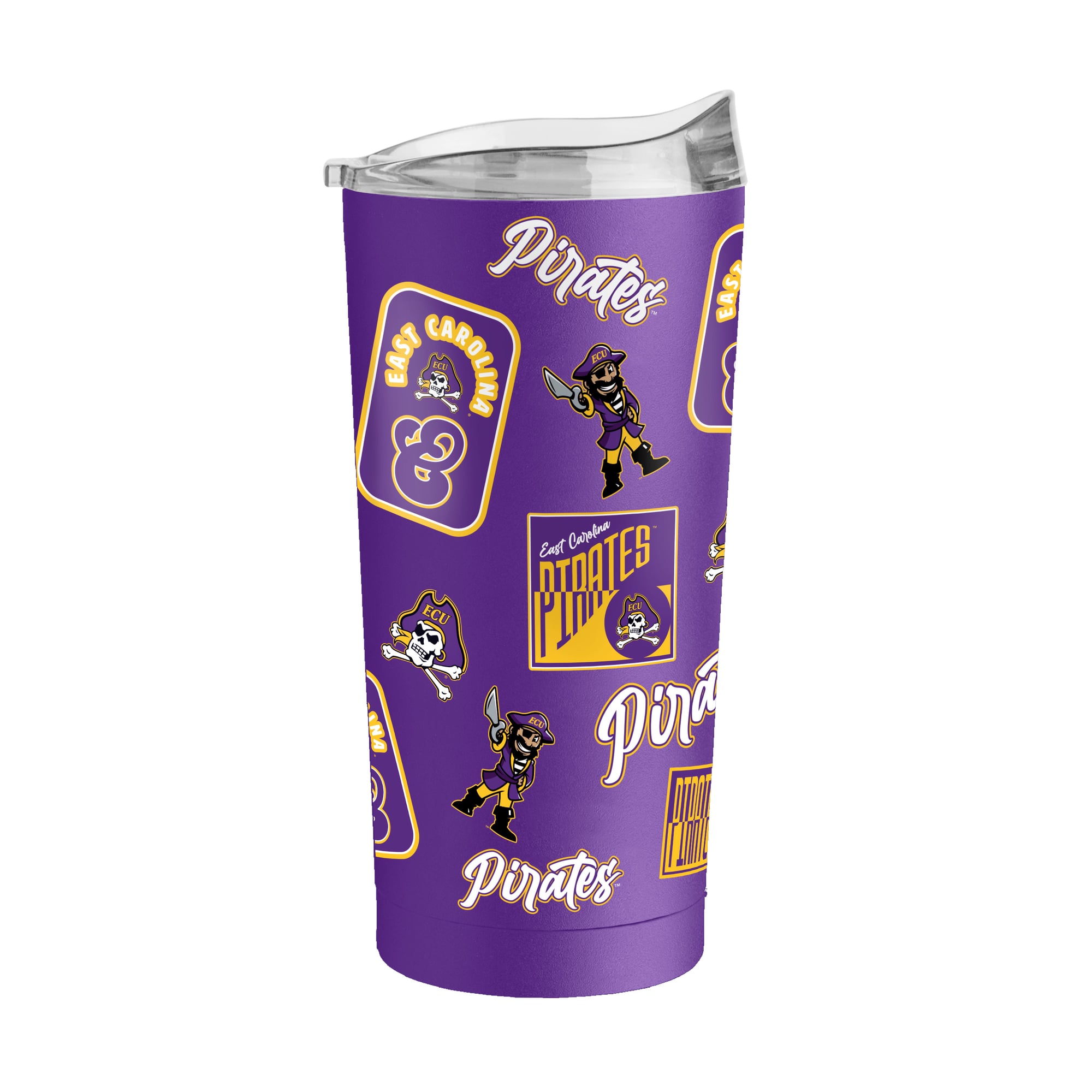 Logo Brands  ECU Pirates 20oz. Dreamweave Powder Coat Tumbler