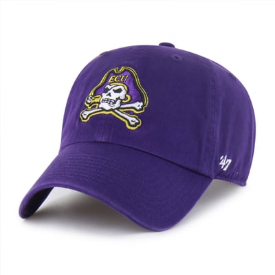 ECU EAST CAROLINA PIRATES NCAA Football License Collegiate Purple Cap Hat OSFM ECU EAST CAROLINA PIRATES NCAA Football License Collegiate Purple Cap Hat OSFM