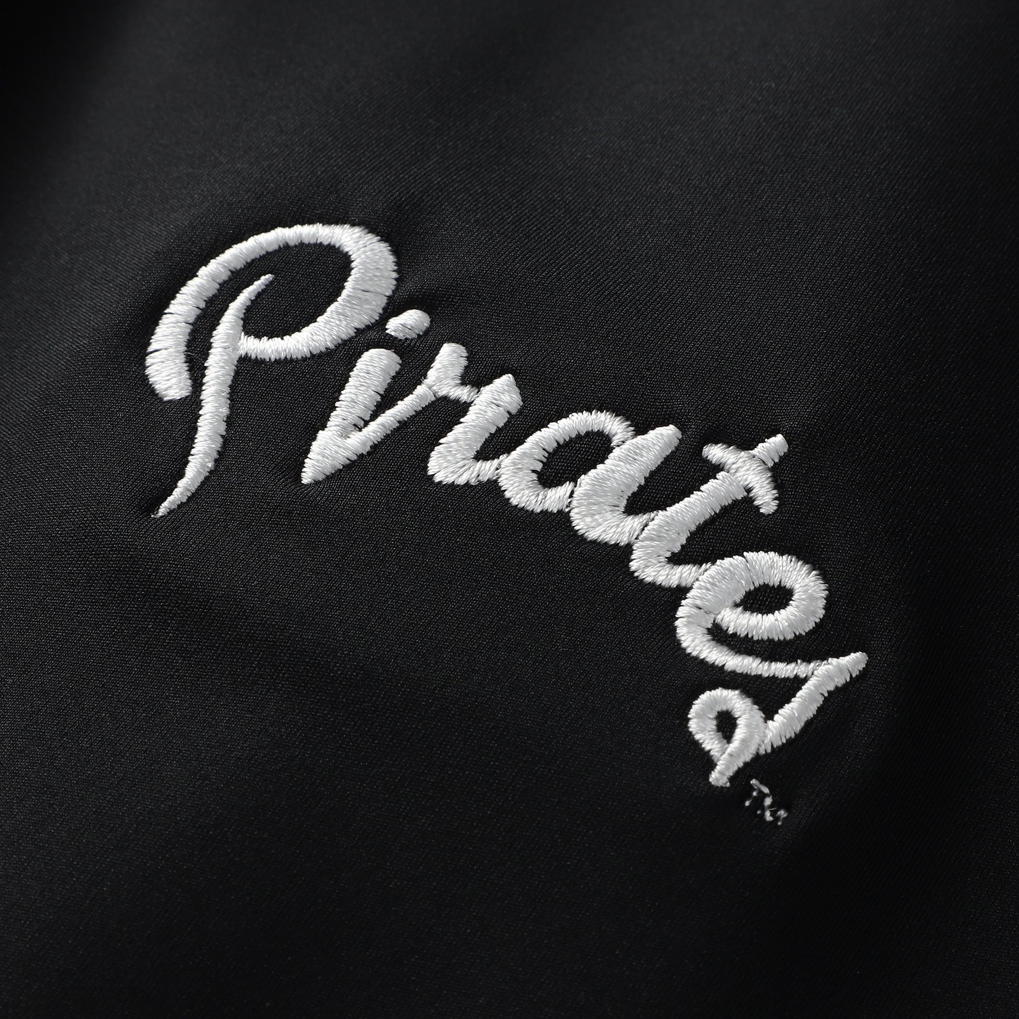Men's adidas Black ECU Pirates Elevated Tri-Blend Quarter-Zip Pullover