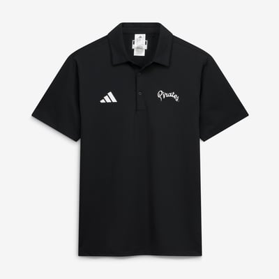  ECU Pirates adidas Retro Ultimate365 Solid Polo - Black