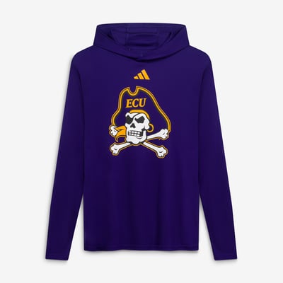  ECU Pirates adidas Hoodie - Purple