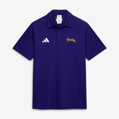 ECU Pirates adidas Retro Ultimate365 Solid Polo - Purple