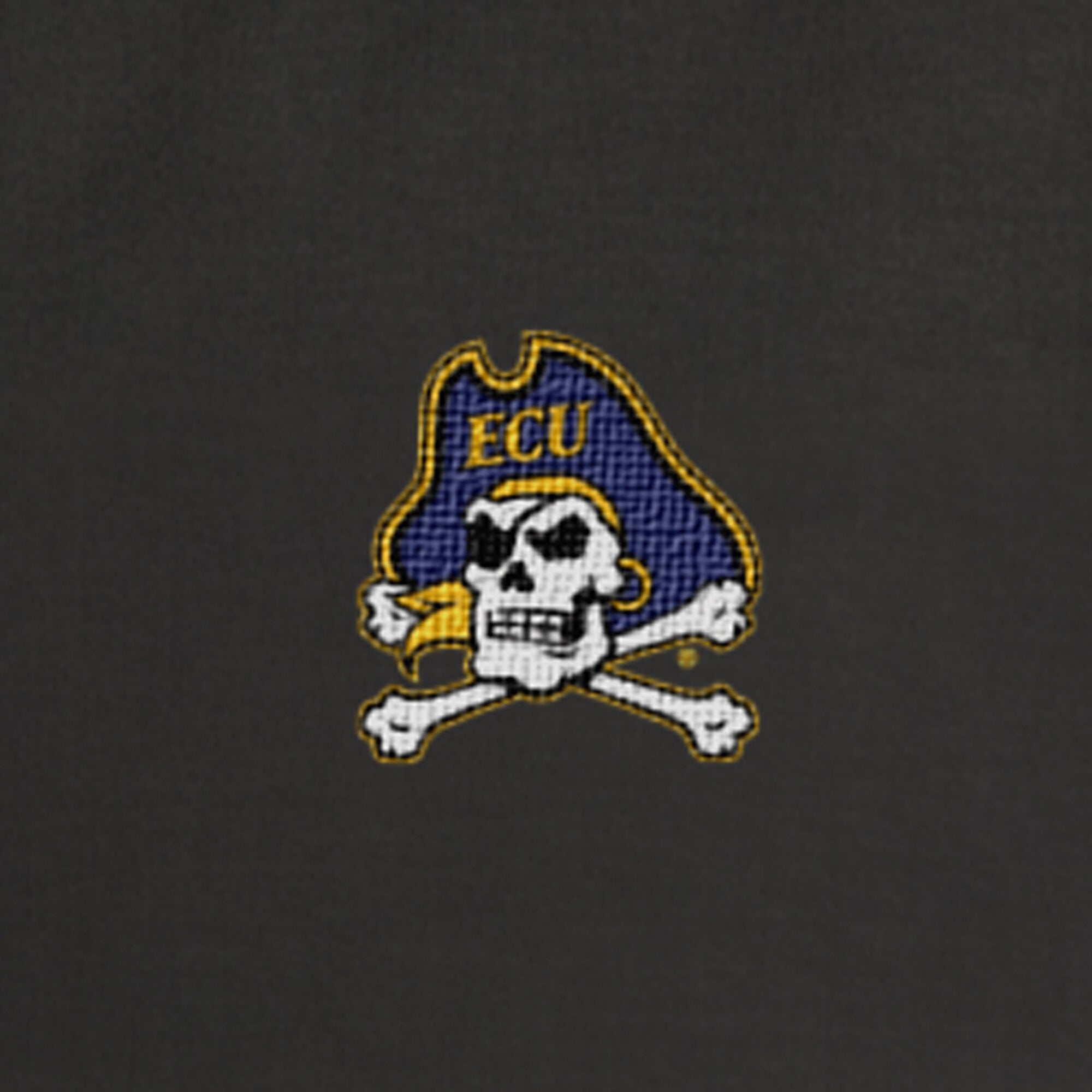 Men's Champion Black ECU Pirates Quarter-Zip Fleece Pullover