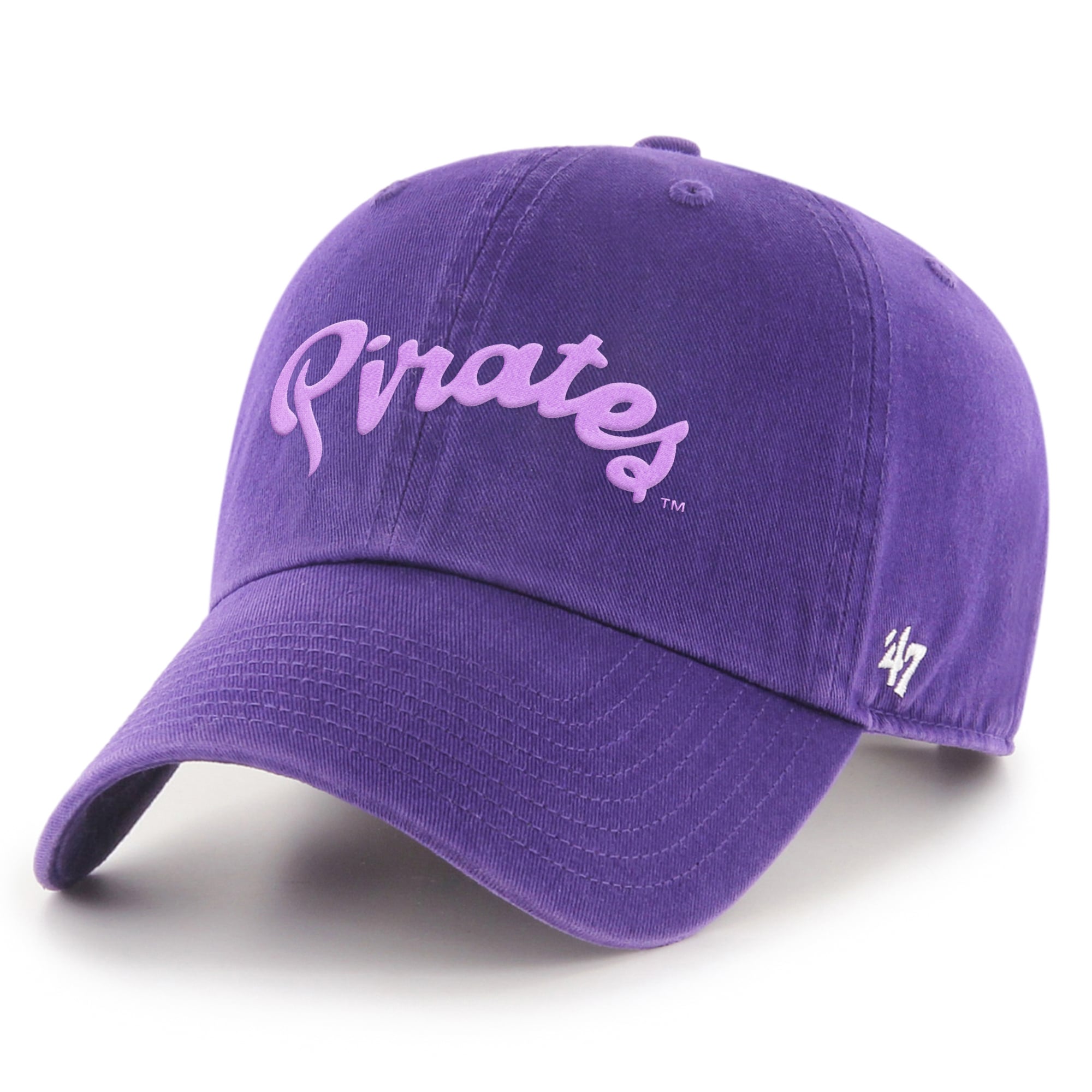Unisex '47 ECU Pirates Purple Clean Up Adjustable Hat