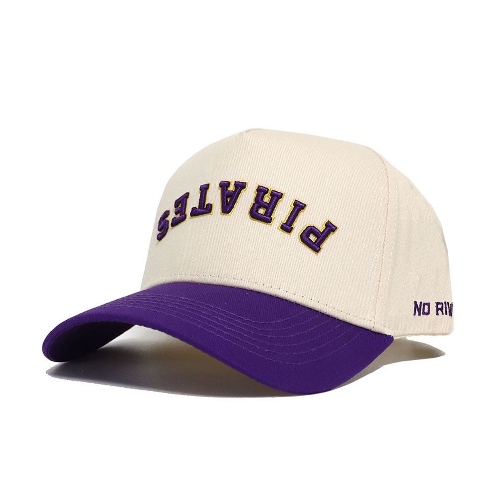 Unisex No Rivals Natural/Purple ECU Pirates Upside Down Classic Colors Adjustable Hat