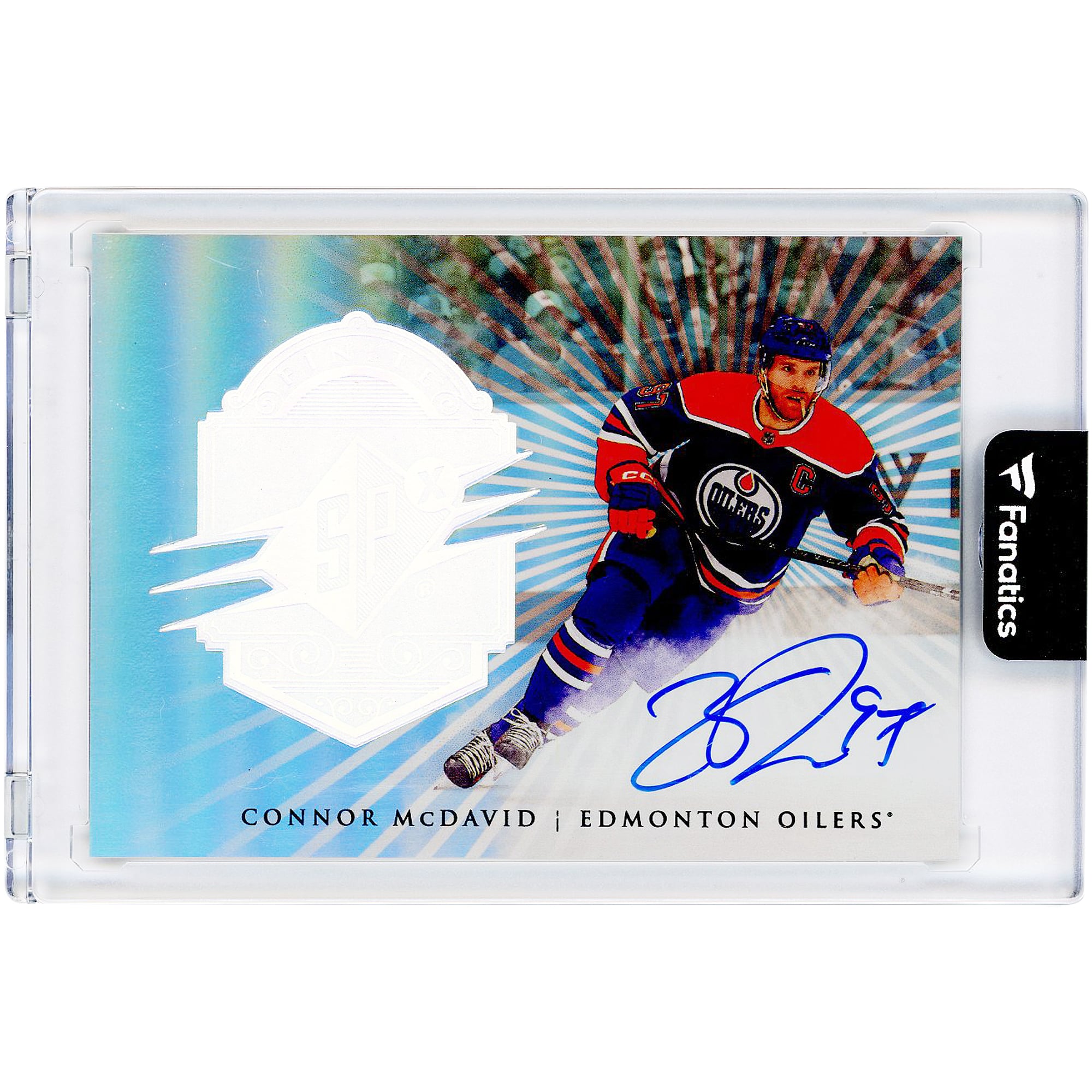 Connor McDavid Edmonton Oilers Autographed 2024-25 Upper Deck SPX Finite #F-24 #6/10 Card