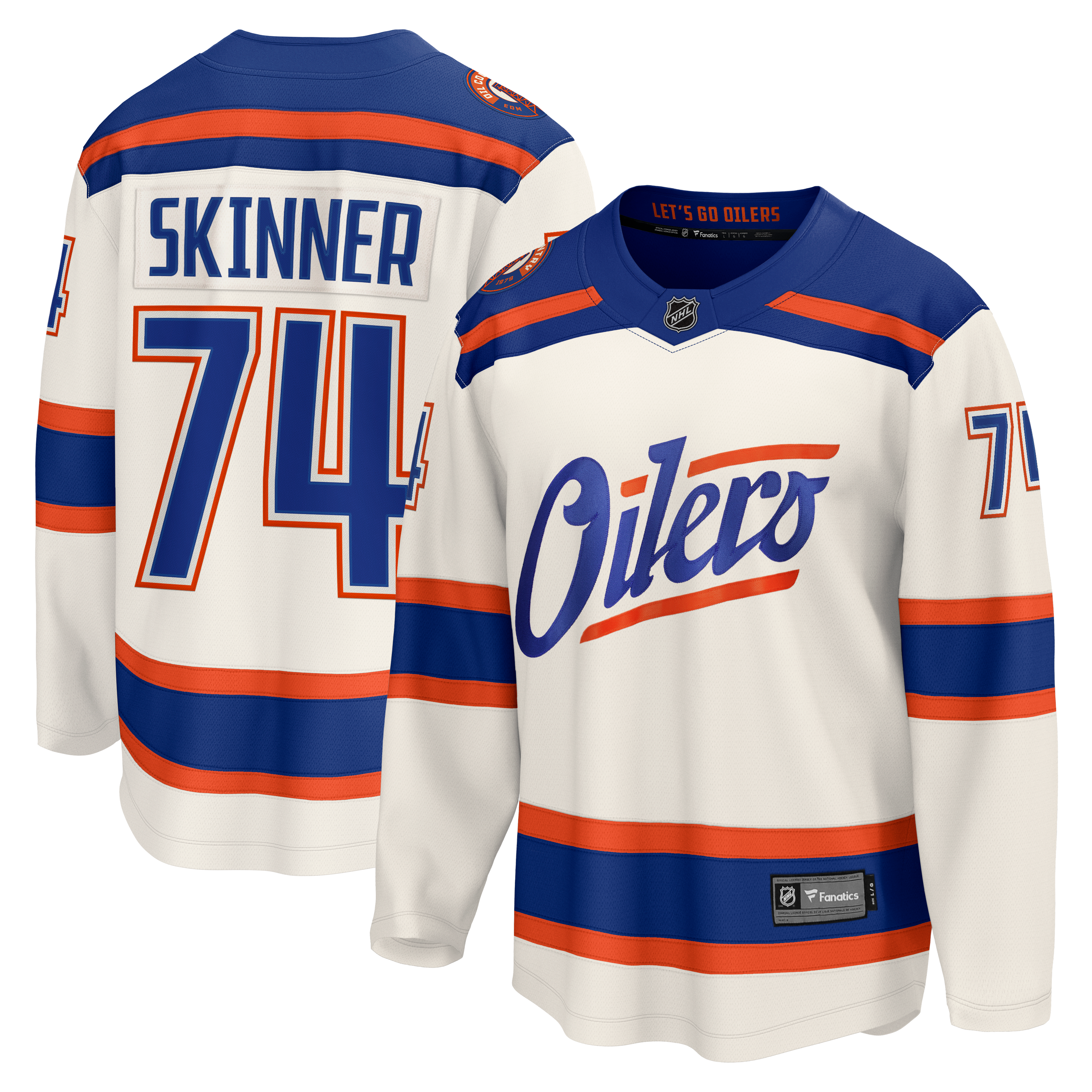 Maillot alternatif Breakaway des Oilers d'Edmonton - Stuart Skinner - Homme