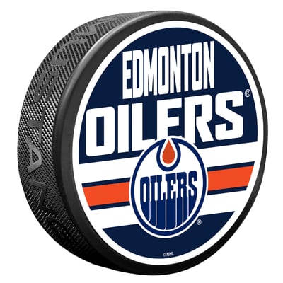 Edmonton Oilers Shout Hockey Puck
