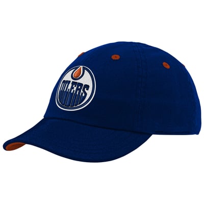 Infant Edmonton Oilers  Outerstuff Blue Contrast Logo Slouch Hat