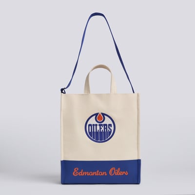 Edmonton Oilers lululemon Cream Canvas Market Tote