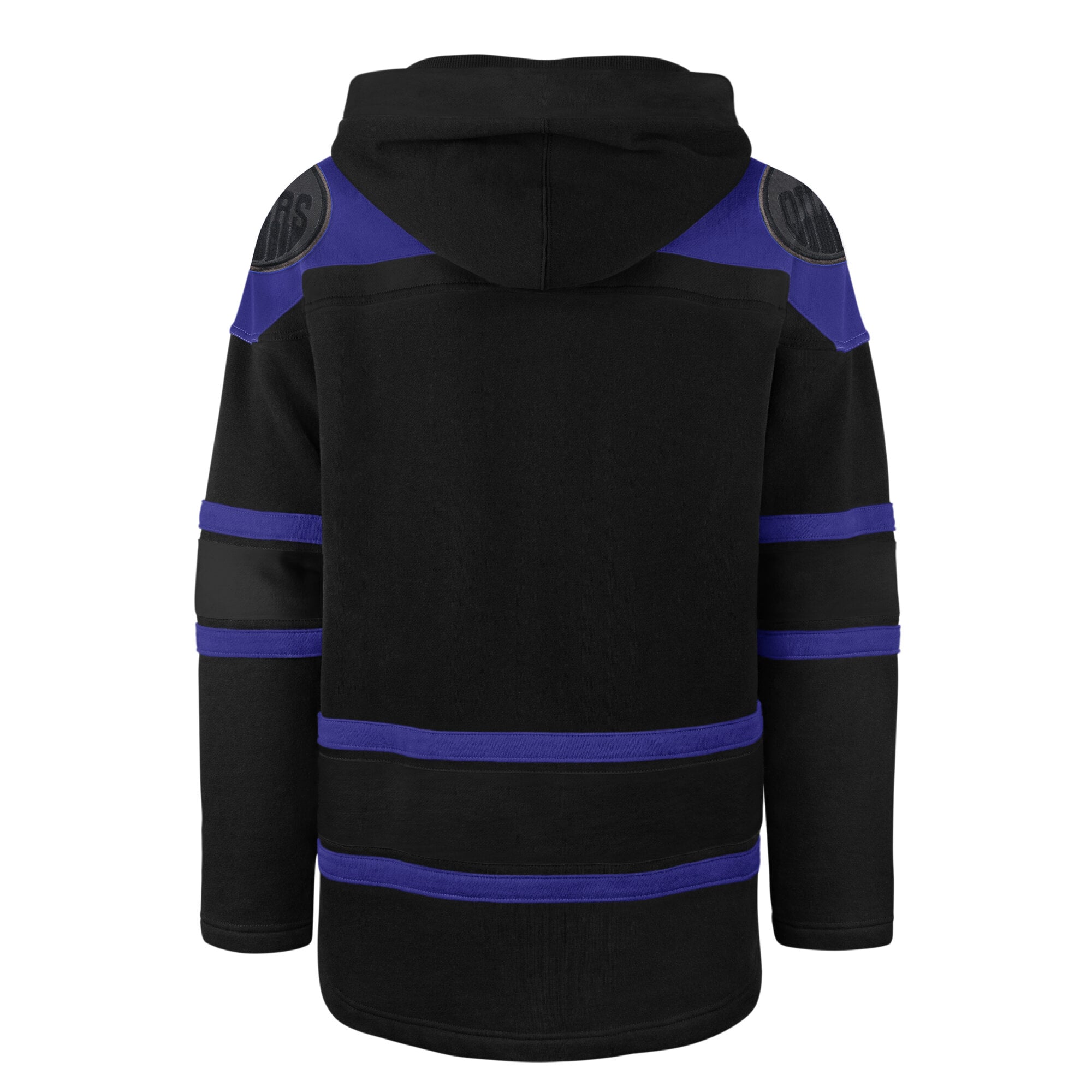 Sweat à capuche Lacer noir Edmonton Oilers automne '47 pour homme