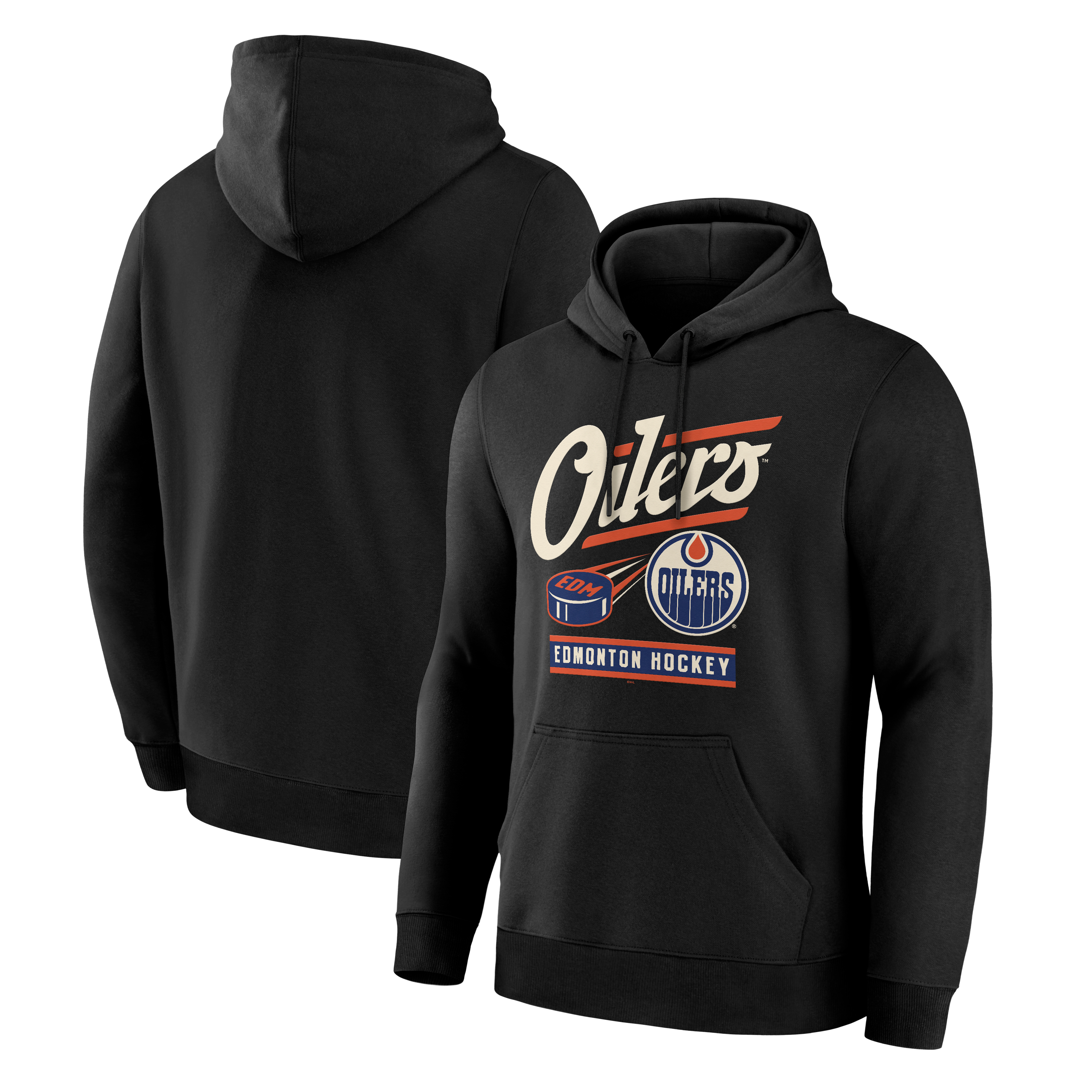 Men's Black Edmonton Oilers Alternate Hoodie