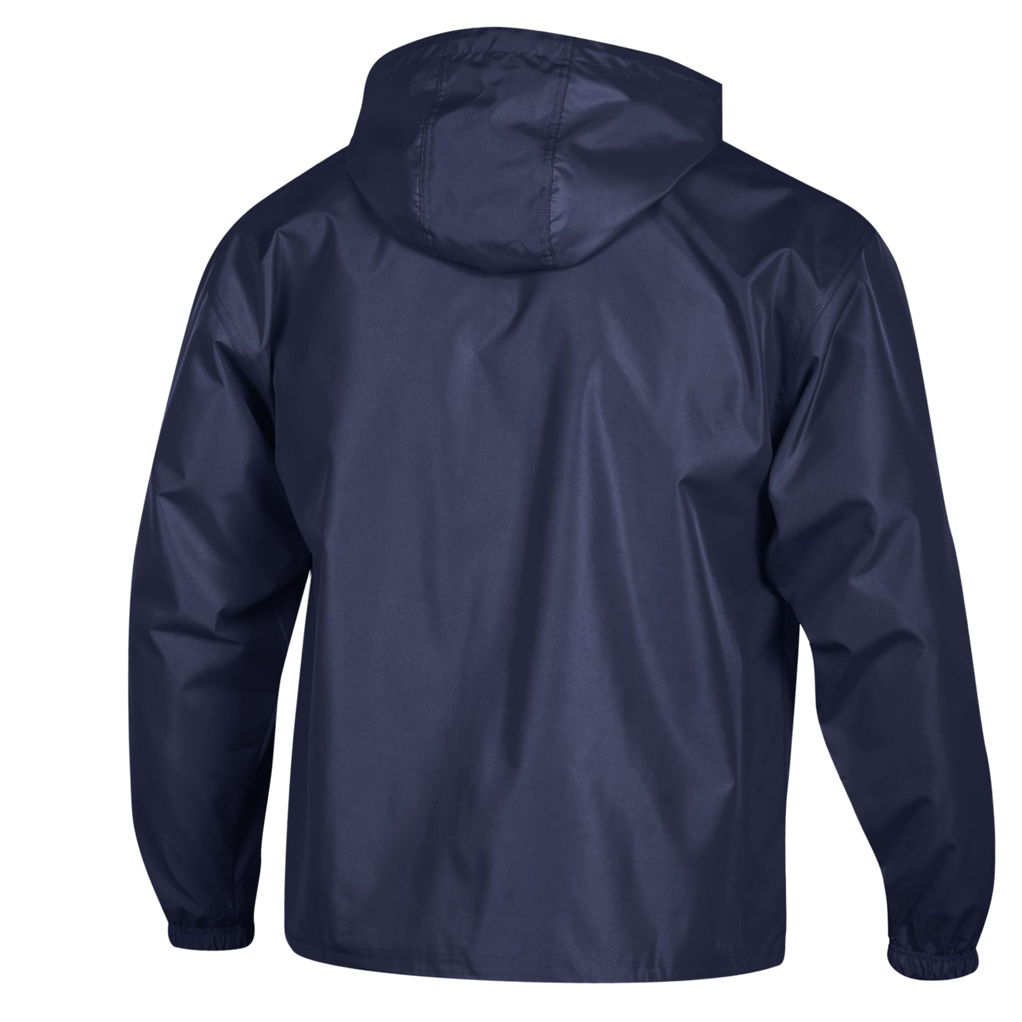 Men's Champion Navy Edmonton Oilers Packable Windbreaker Half-Zip Jacket
