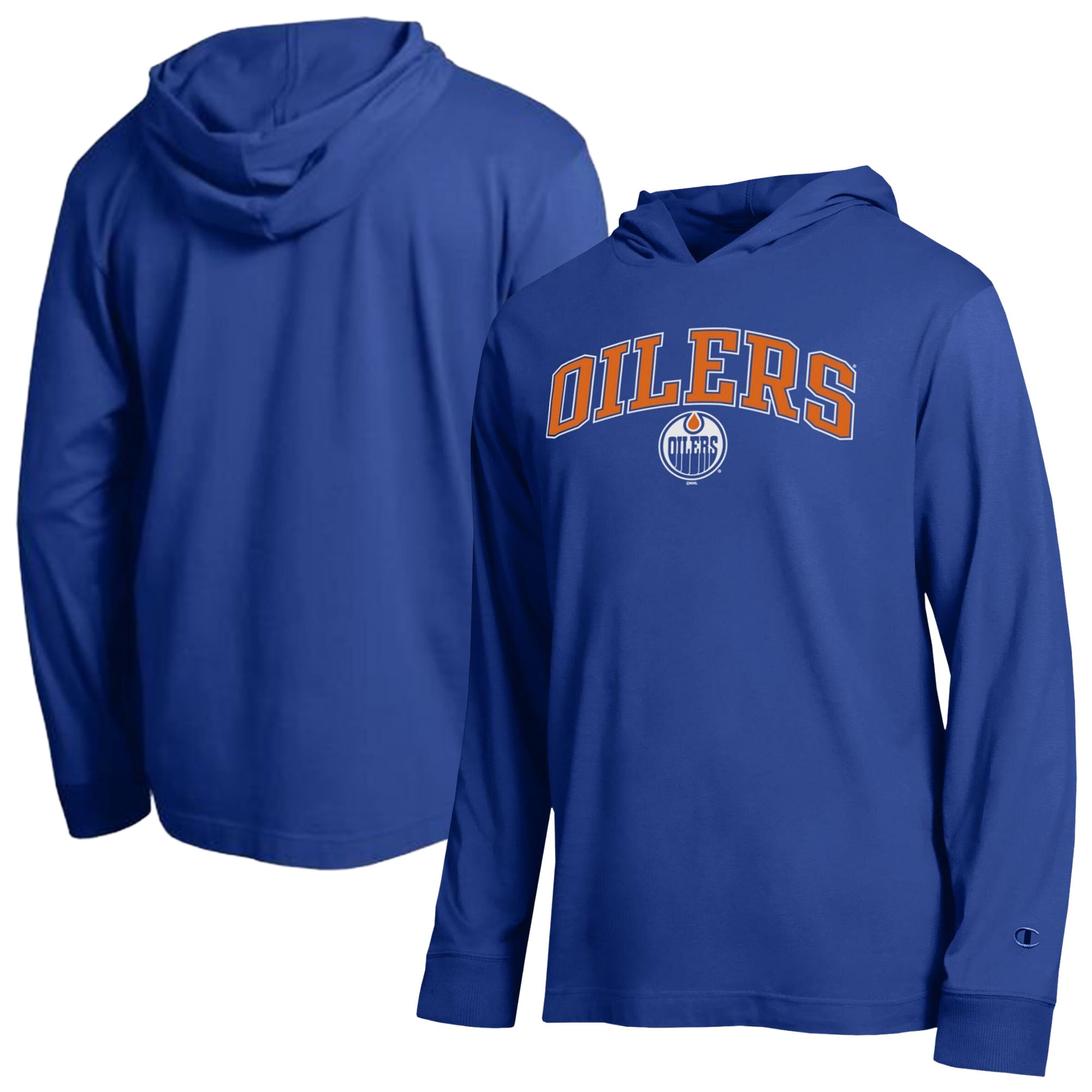 T-shirt à manches longues et capuche léger Champion Royal Edmonton Oilers All-Star pour homme