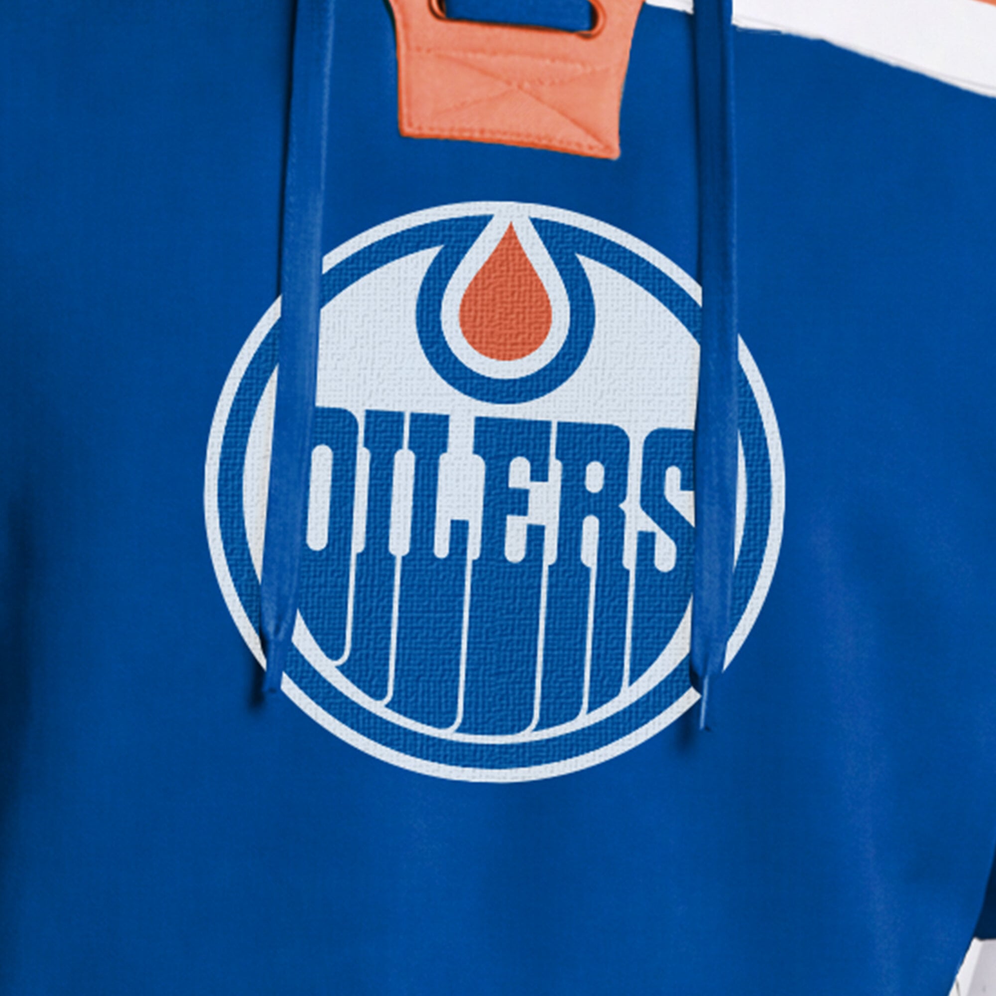 Sweat à capuche en polaire Lacer pour homme, Champion Royal Edmonton Oilers