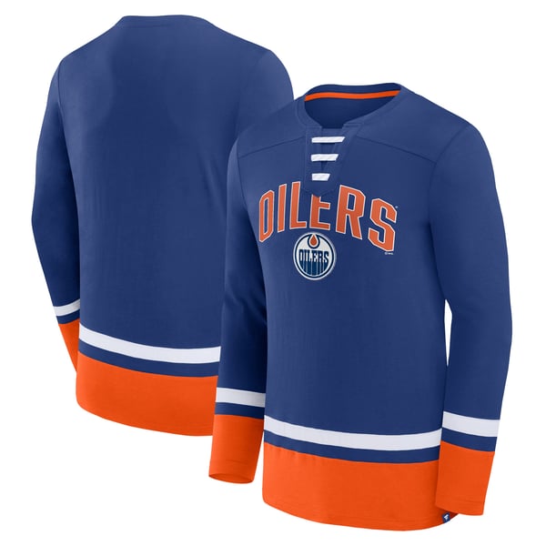 T-shirt Edmonton Oilers NHL Fanatics Taille 2XL - Bleu, Occasion, Licence Officielle
