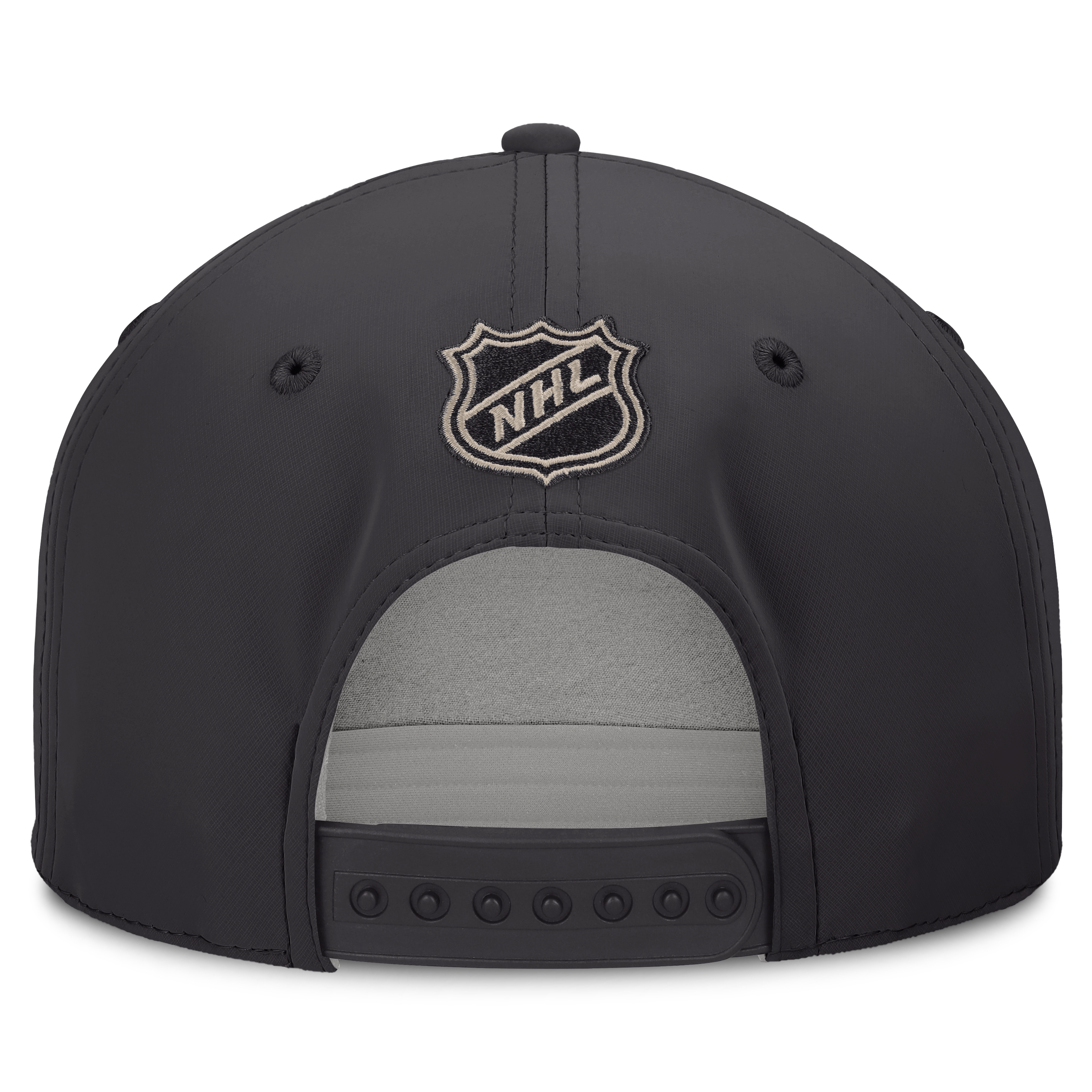 Casquette Fanatics pour homme, beige clair, Edmonton Oilers Authentic Pro Road Horizon Fit Snapback