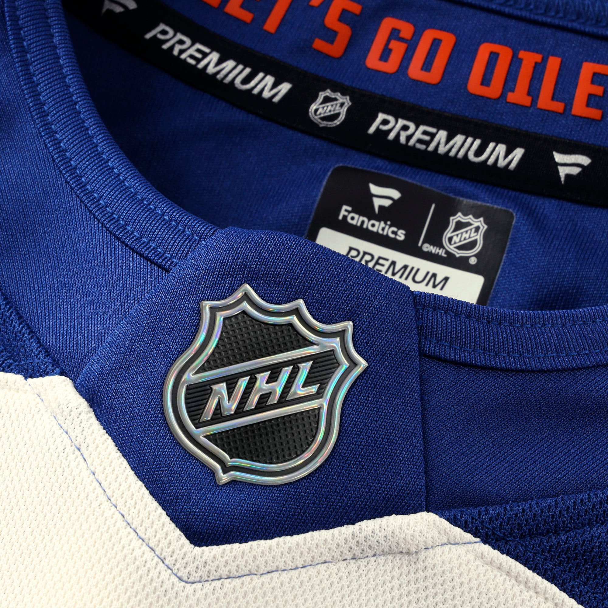 Maillot de joueur extérieur haut gamme blanc Connor McDavid des Oilers d'Edmonton Fanatics pour hommes
