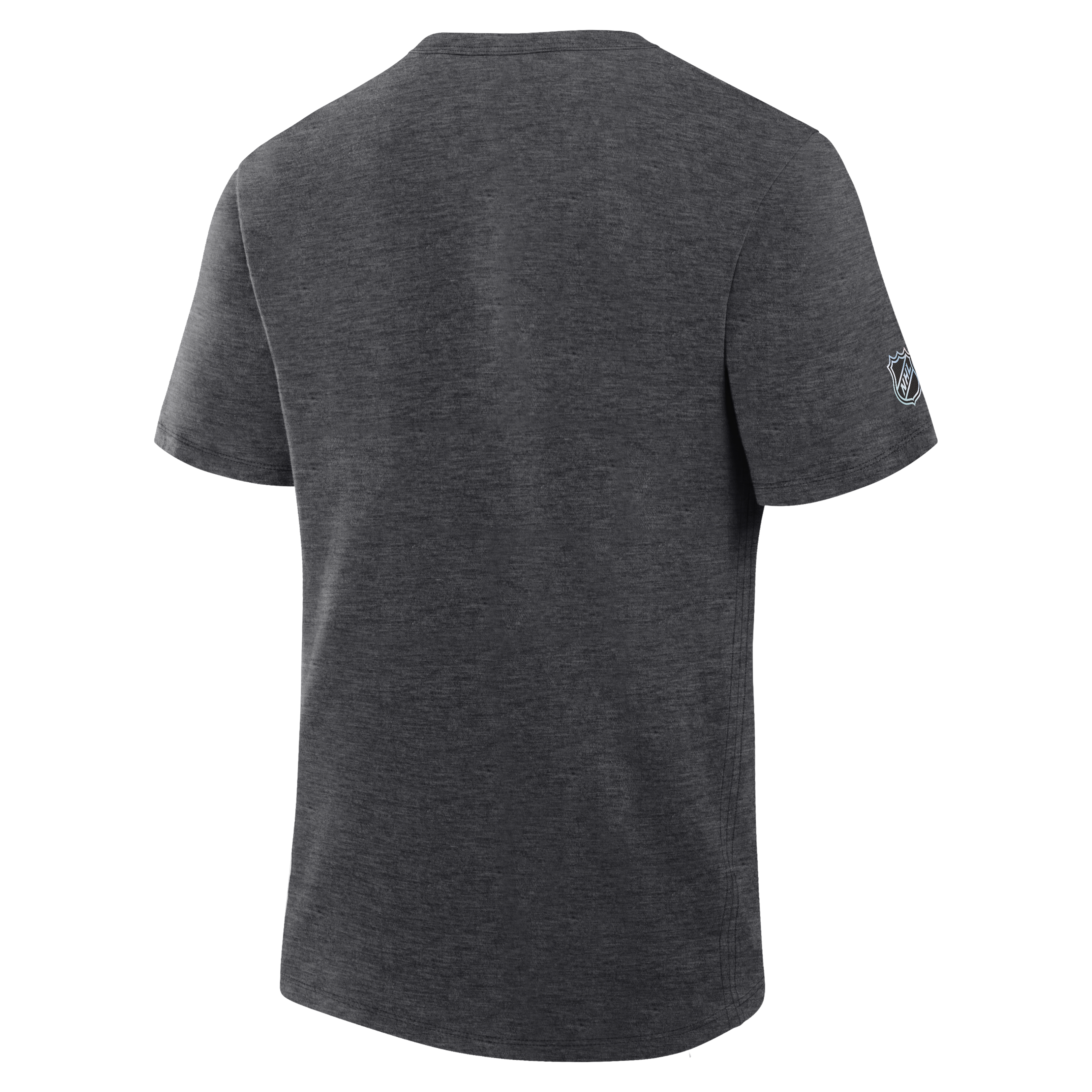 T-shirt authentique Fanatics Heather Charcoal Edmonton Oilers pour homme