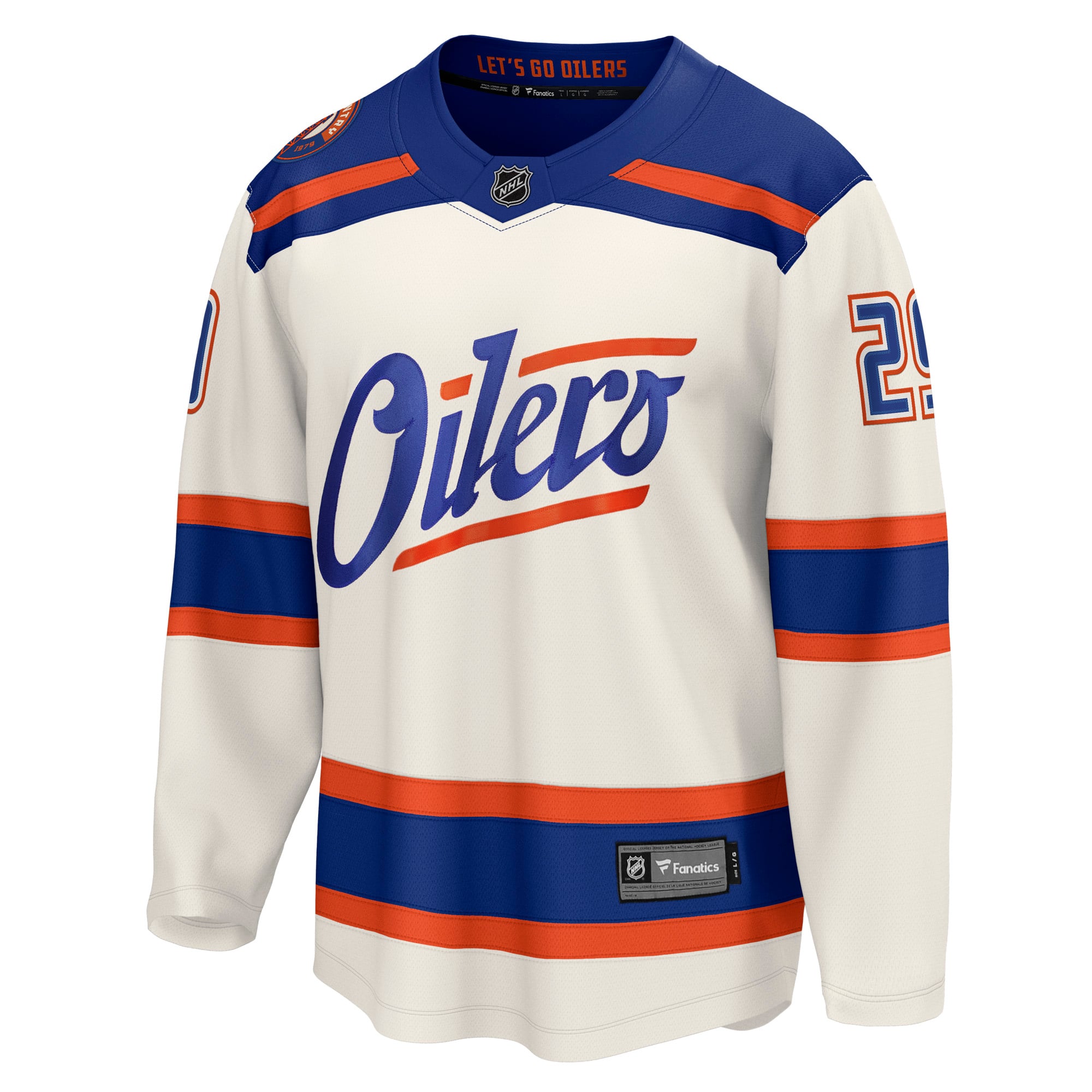 Maillot alternatif beige clair Leon Draisaitl des Oilers d'Edmonton pour hommes Fanatics Breakaway