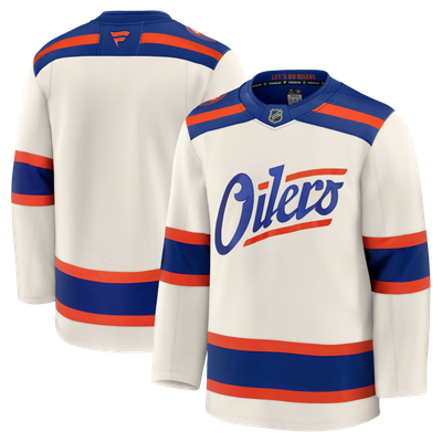 Edmonton Oilers Fanatics Alternate Premium Jersey - Light Beige