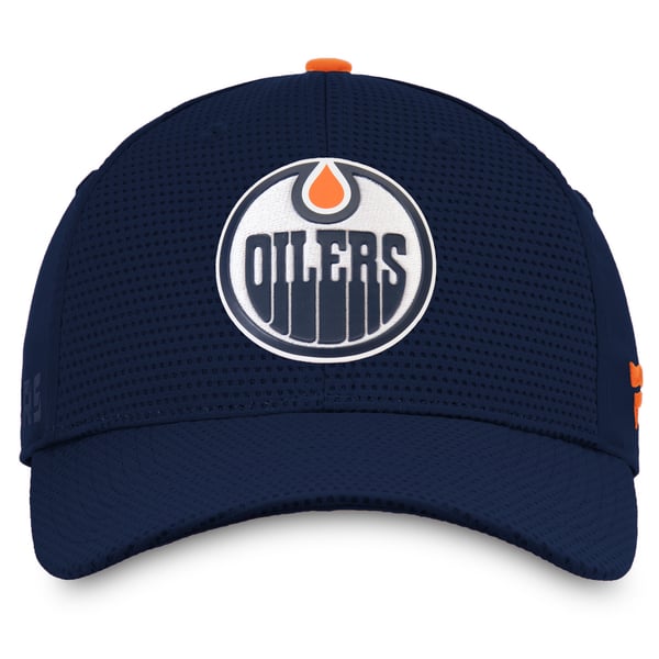 Casquette Camionneur Edmonton Oilers Fanatics - Édition Repêchage NHL 2024, Taille Unique, Bleu, Neuve