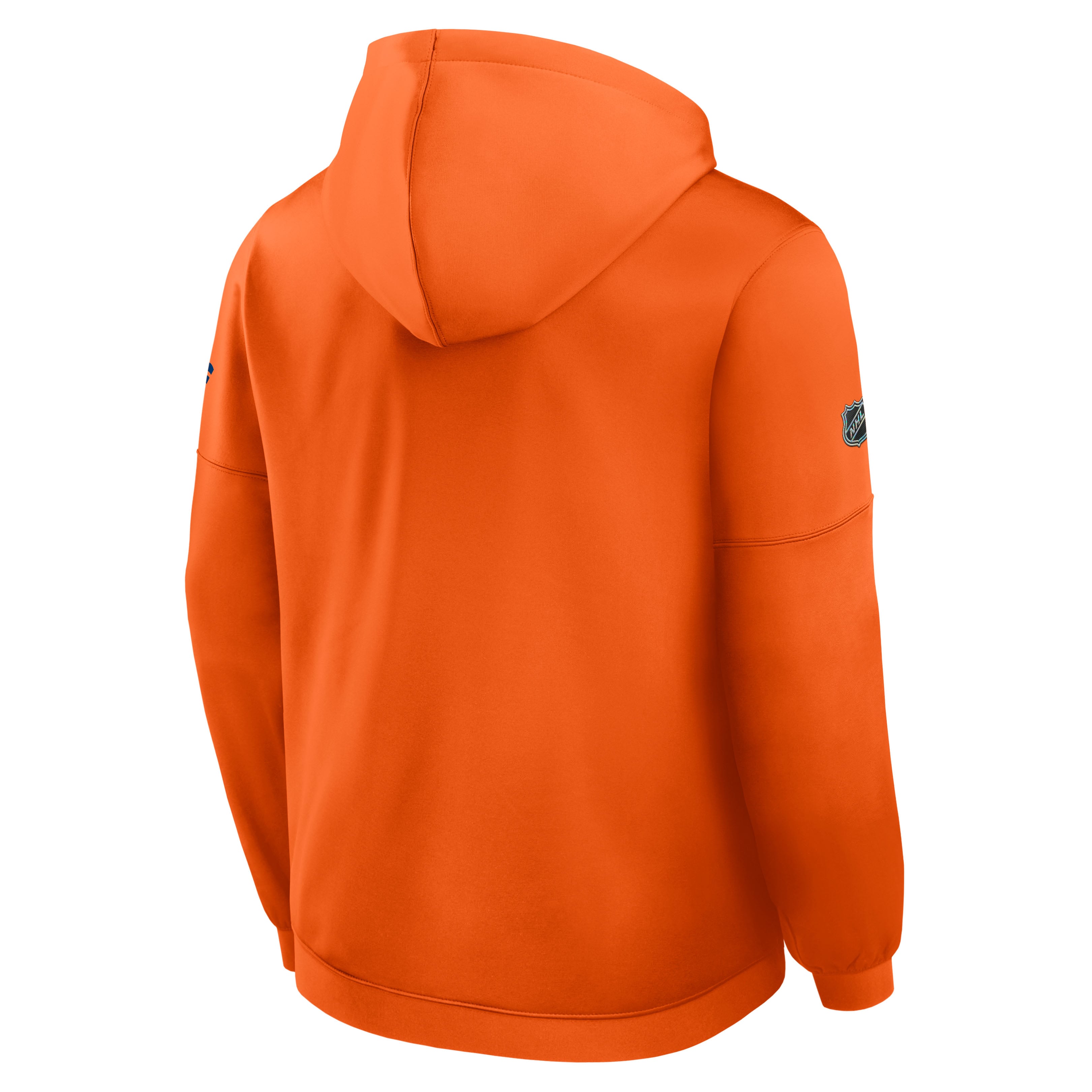 Men's Fanatics Orange Edmonton Oilers Authentic Pro Rink Fleece Pullover Hoodie
