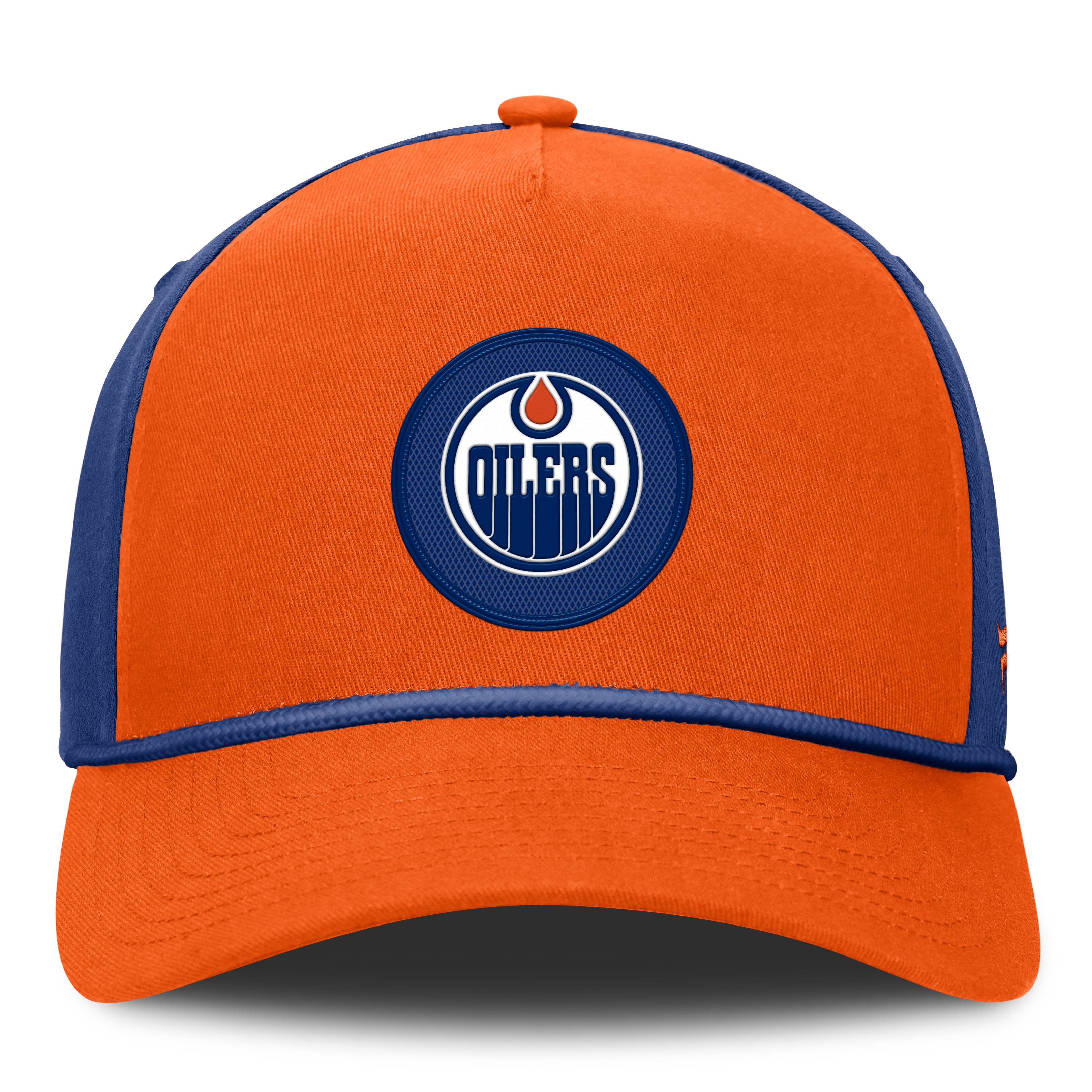 Men's Fanatics Orange/Royal Edmonton Oilers Authentic Pro Rink A-Frame Adjustable Hat