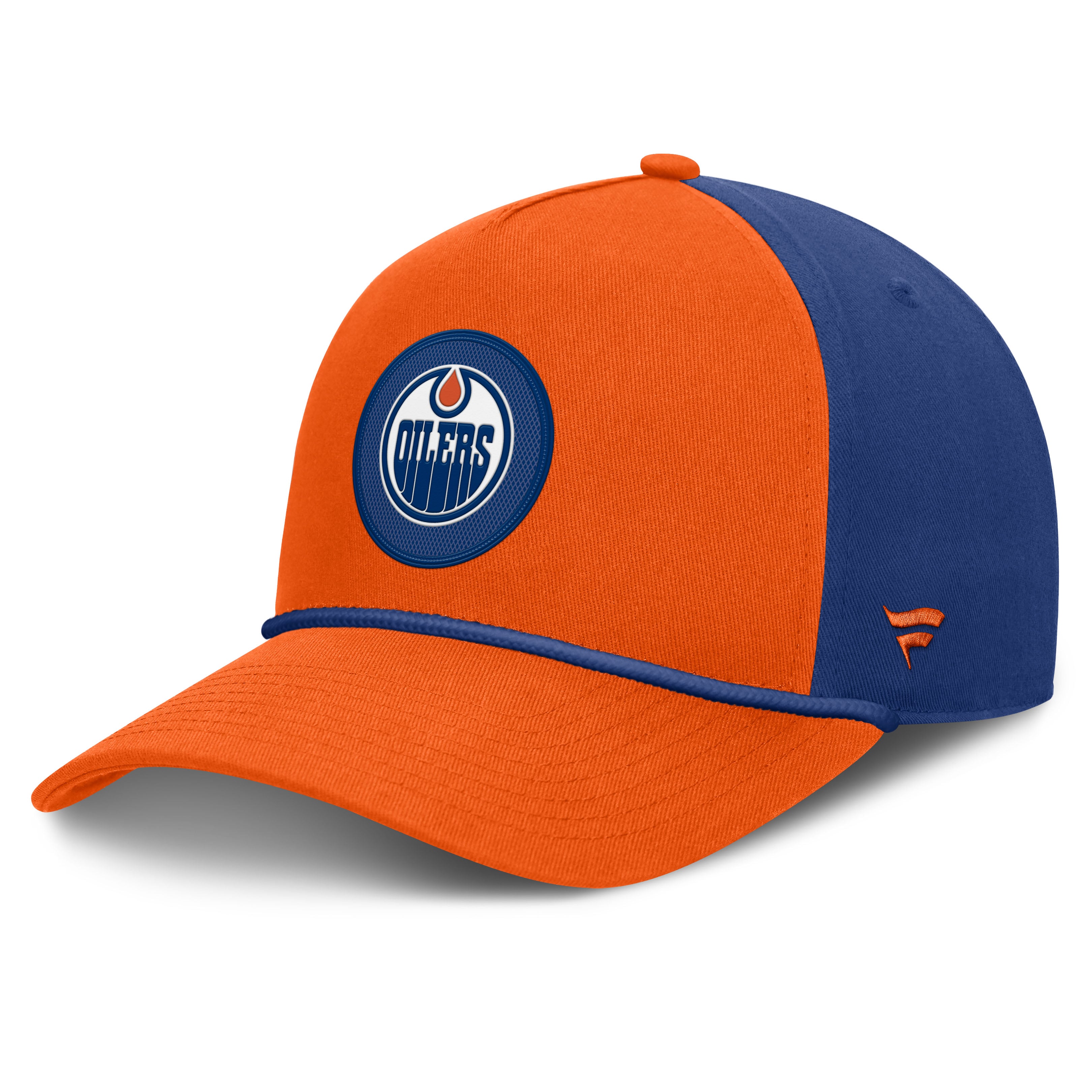 Men's Fanatics Orange/Royal Edmonton Oilers Authentic Pro Rink A-Frame Adjustable Hat