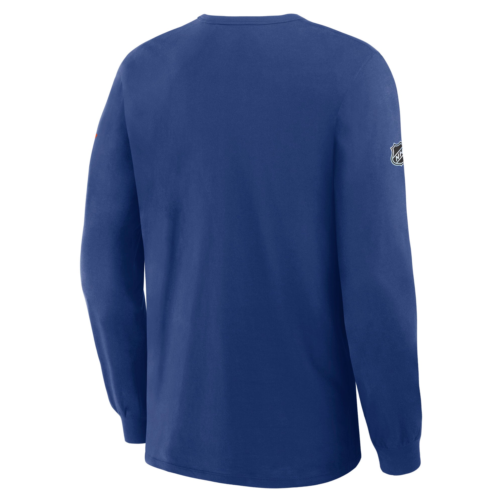 T-shirt à manches longues authentique Fanatics Royal Edmonton Oilers avec logo principal