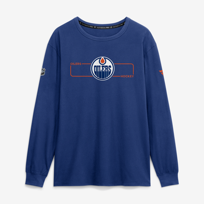 Edmonton Oilers Fanatics Authentic Pro Primary Logo Long Sleeve T-Shirt - Royal
