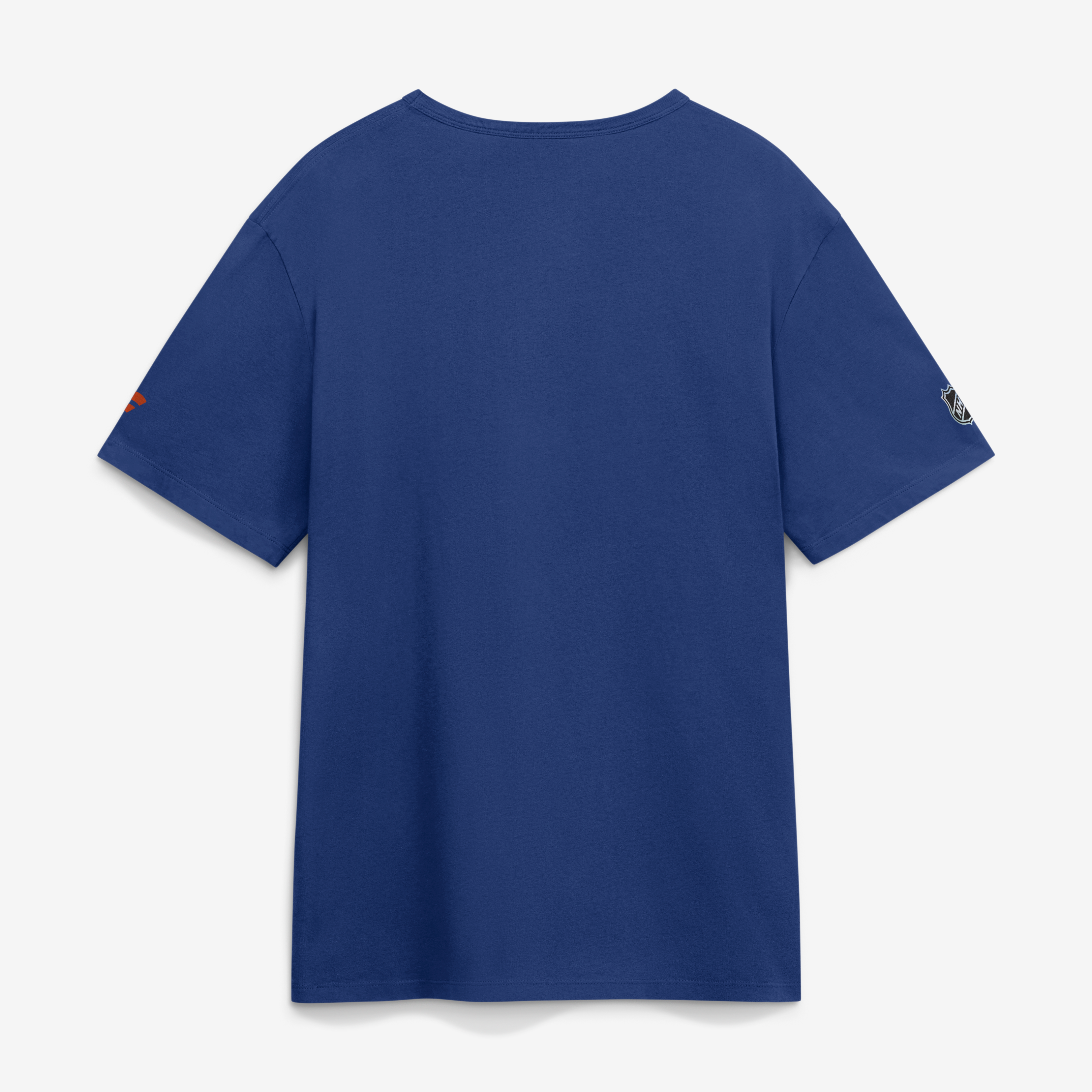 T-shirt authentique Fanatics Royal Edmonton Oilers avec logo principal
