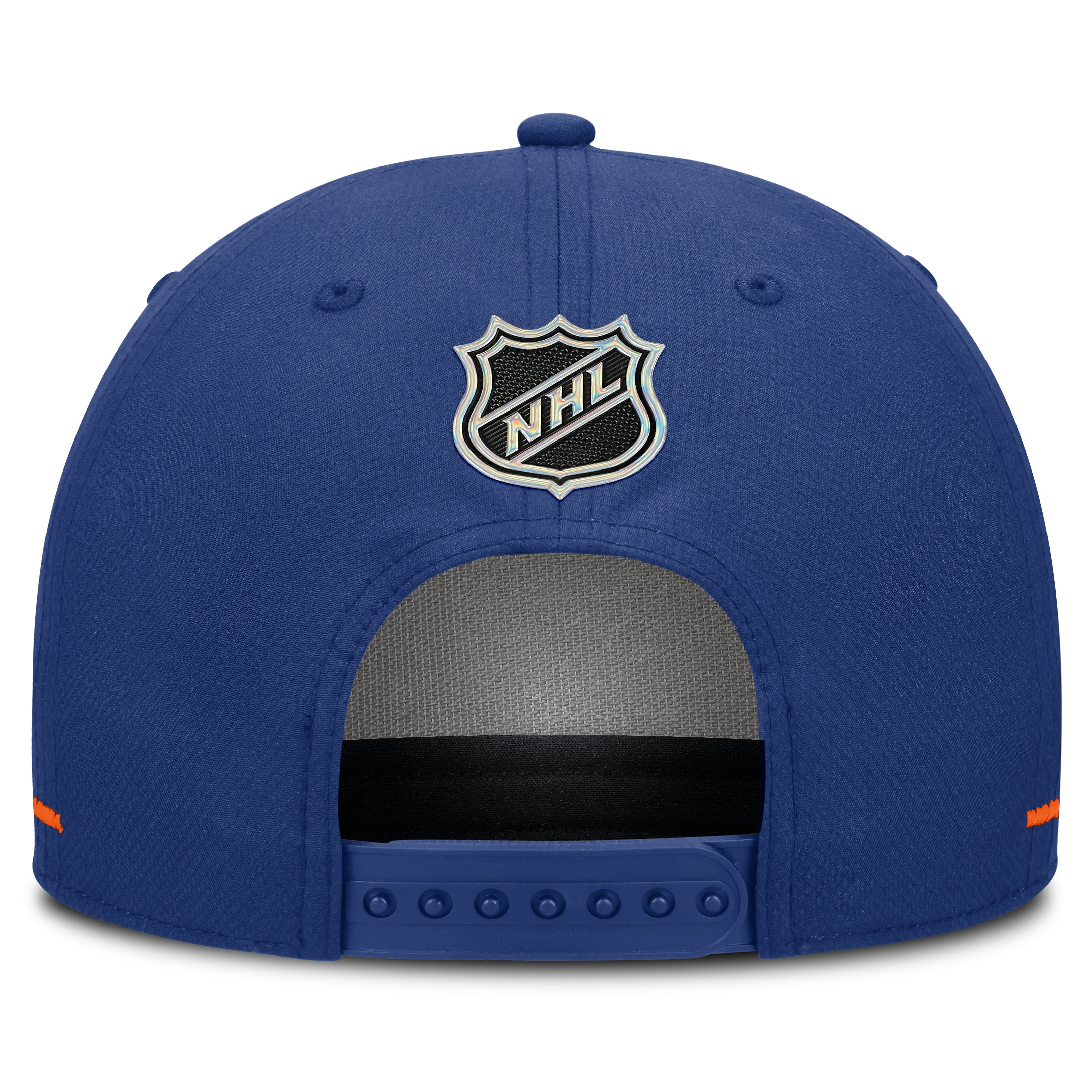 Men's Fanatics Royal Edmonton Oilers Authentic Pro Rink Bar Tacks A-Frame Adjustable Hat