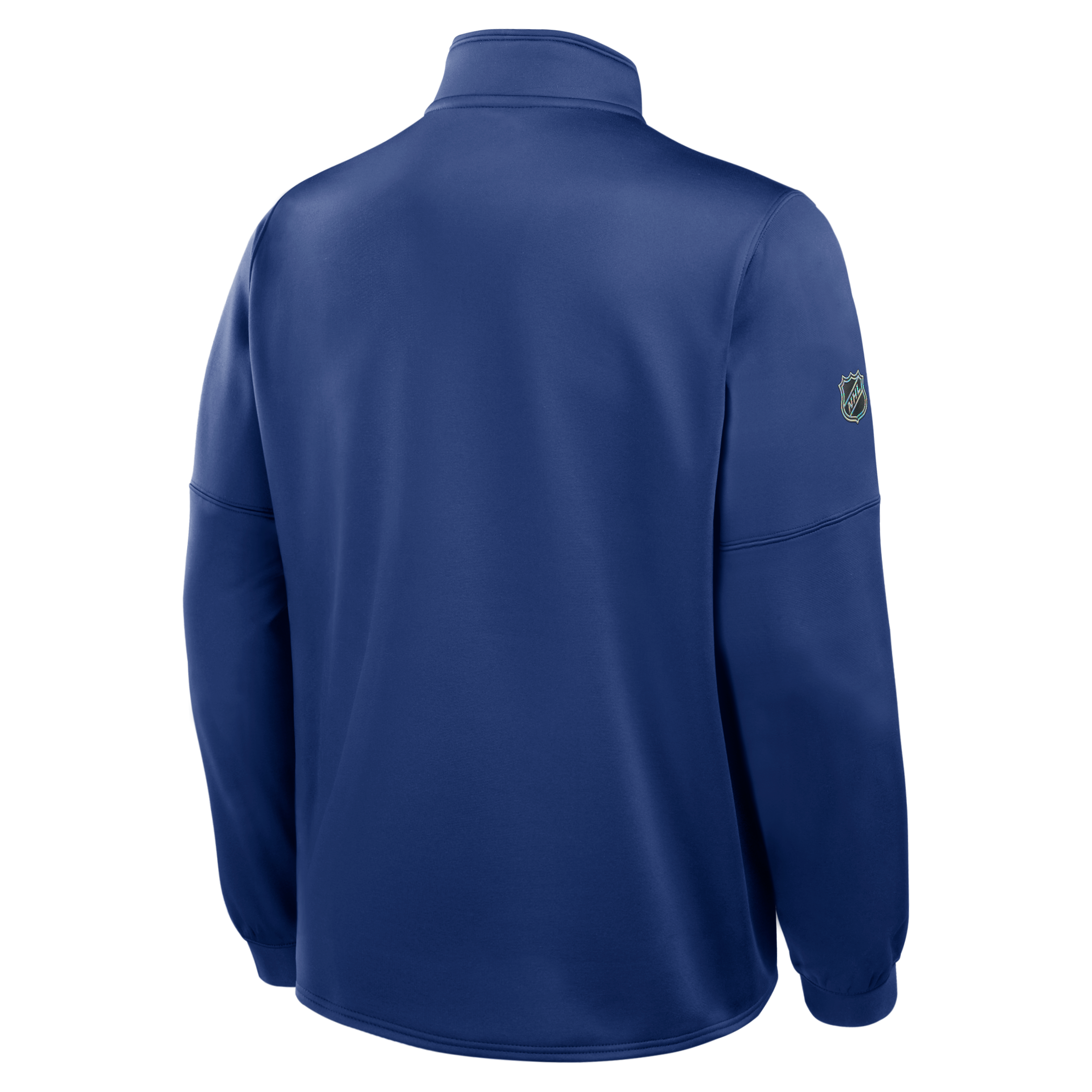 Veste polaire zippée authentique Fanatics Royal Edmonton Oilers pour homme