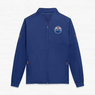Edmonton Oilers Fanatics Authentic Pro Rink Fleece Full-Zip Jacket - Royal