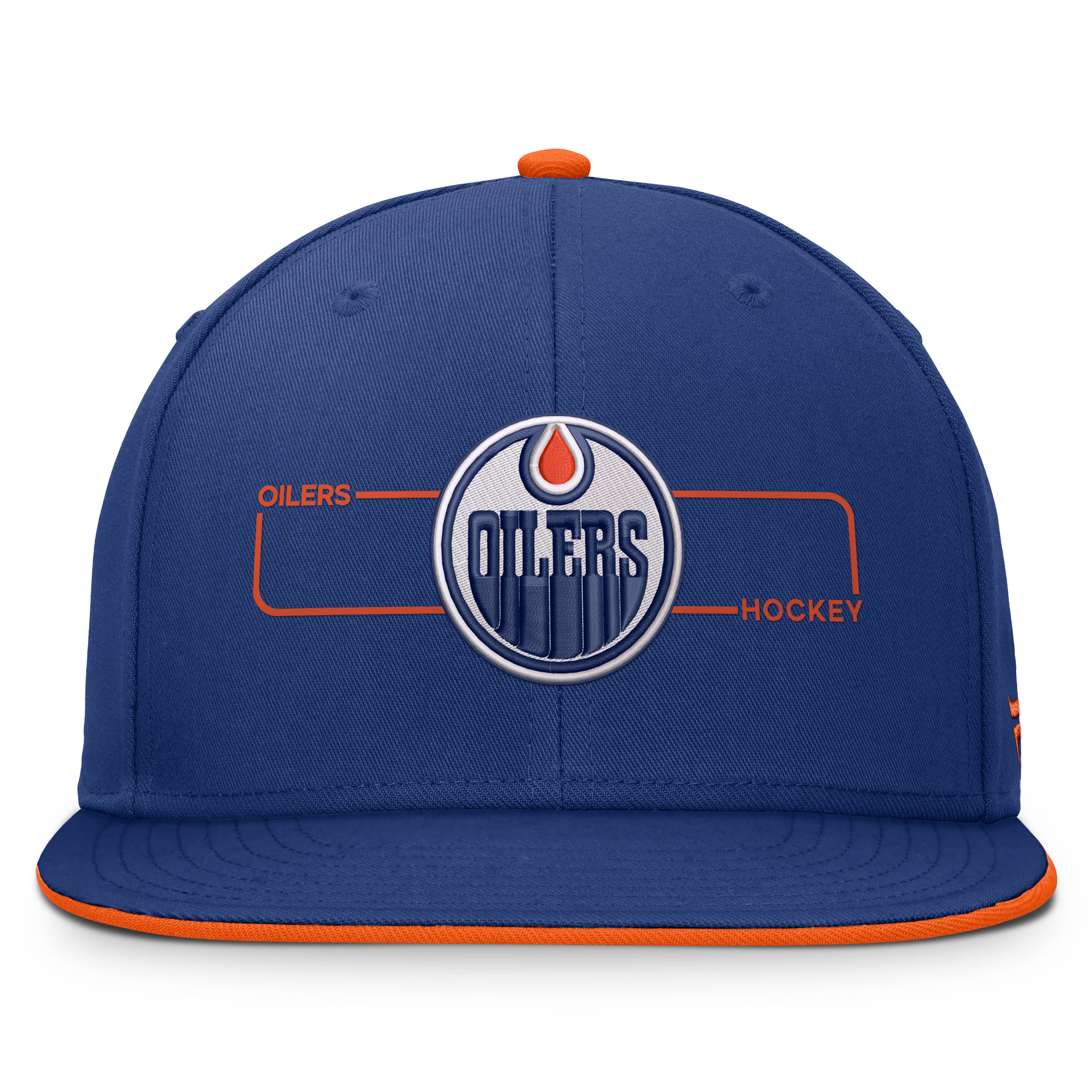 Men's Fanatics Royal Edmonton Oilers Authentic Pro Rink Snapback Hat
