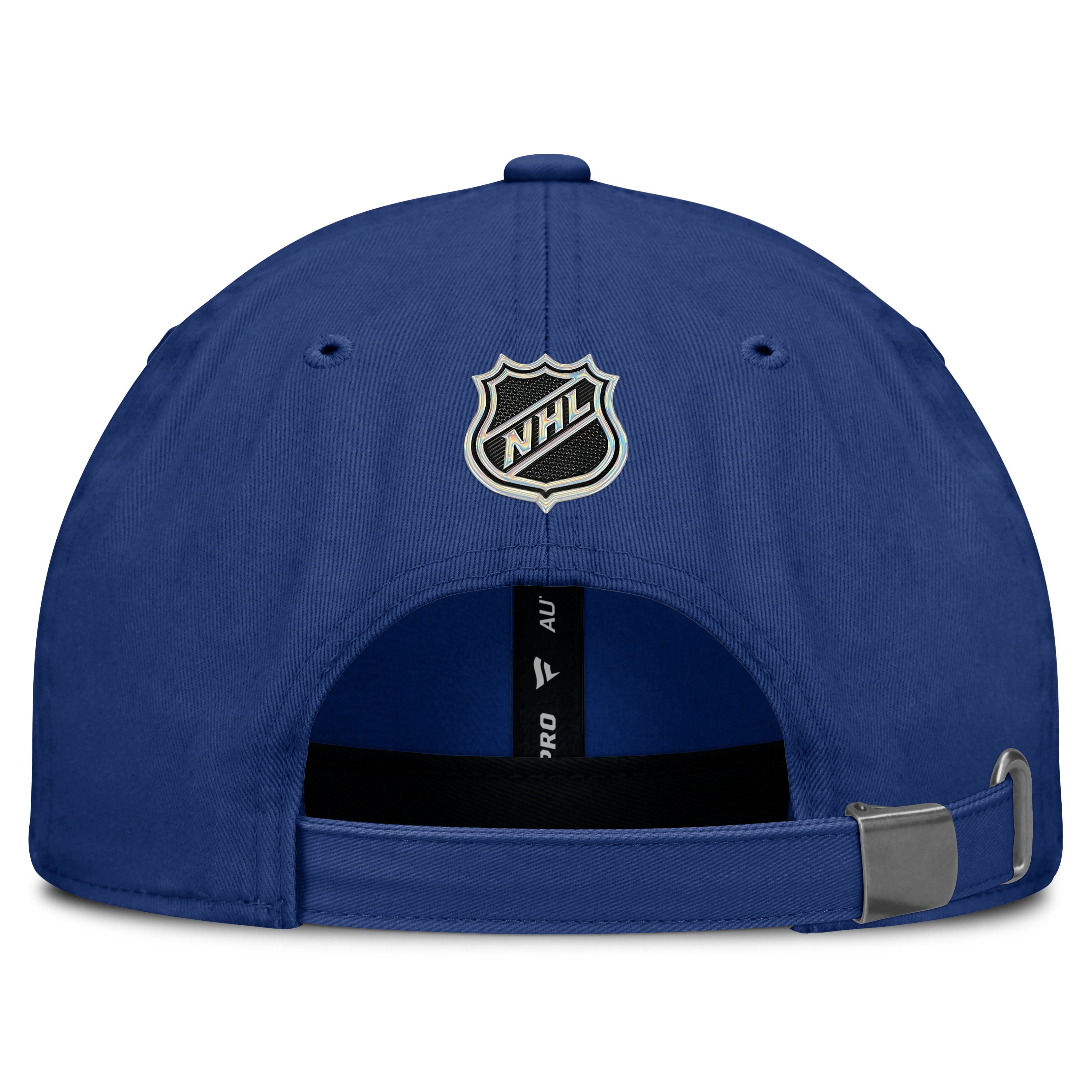 Casquette Fanatics Royal Edmonton Oilers Authentic Pro Rink Soft Wash ajustable pour homme