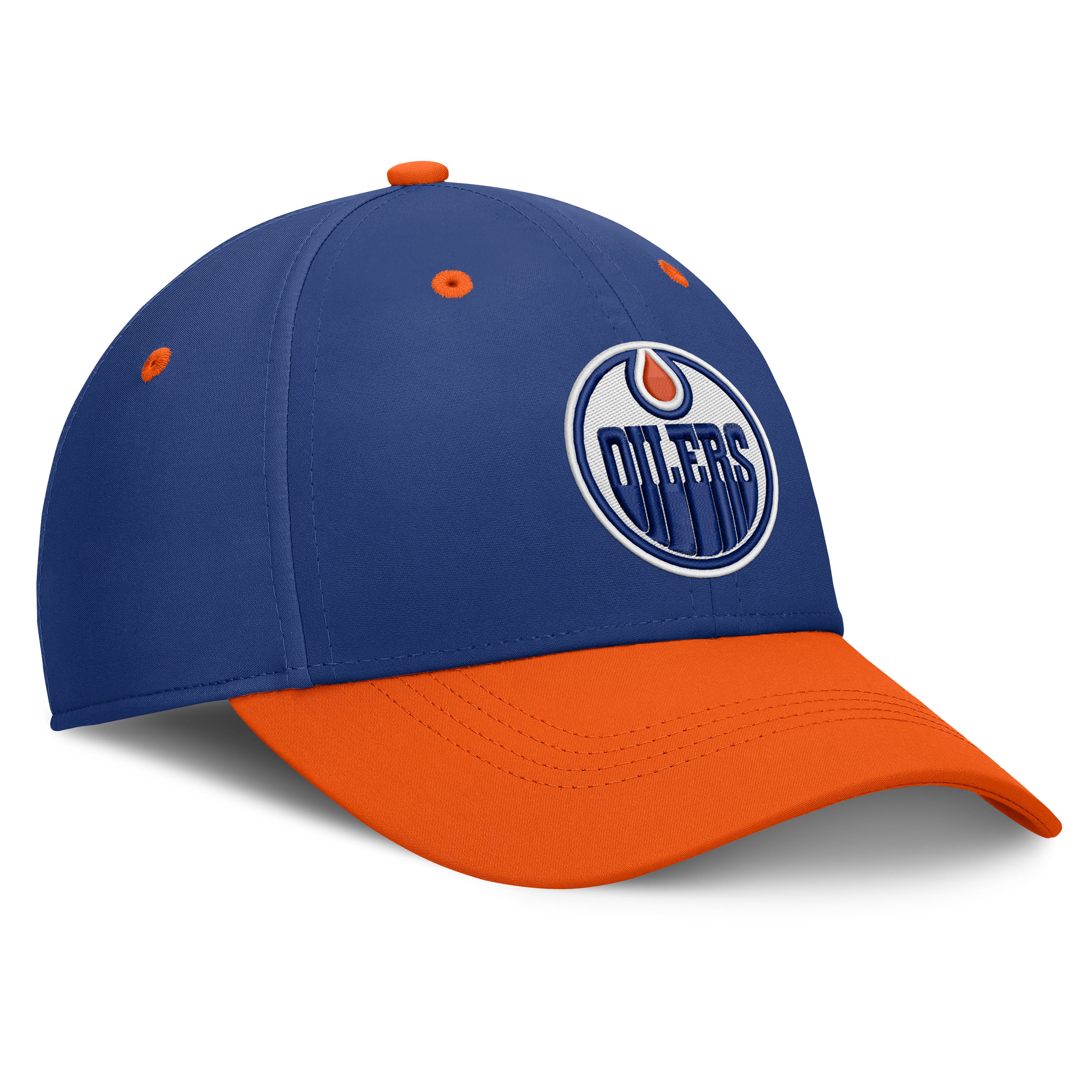 Men's Fanatics Royal Edmonton Oilers Authentic Pro Rink Stretch Hat