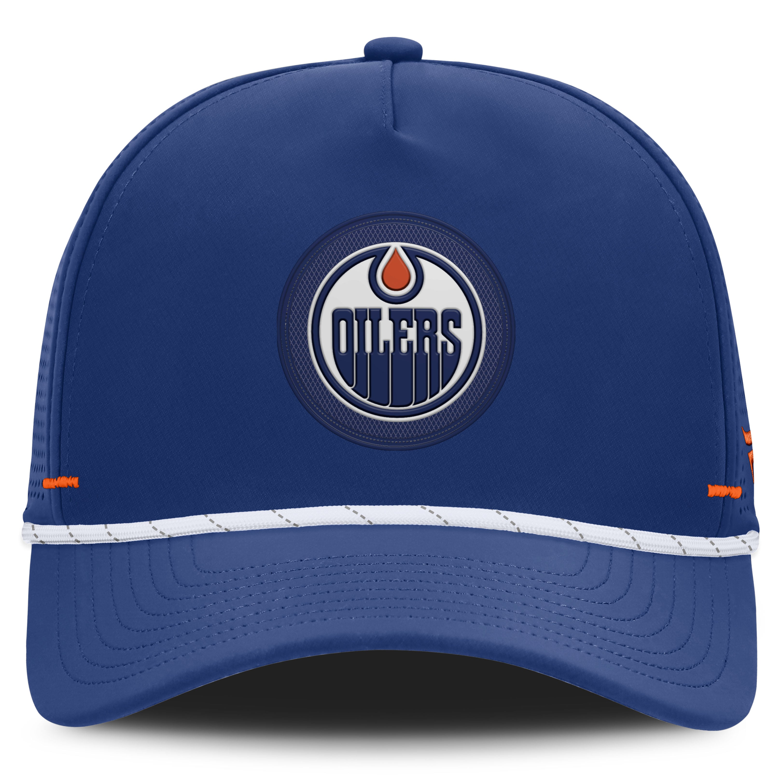 Men's Fanatics Royal Edmonton Oilers Authentic Pro Rink Vented A-Frame Adjustable Hat