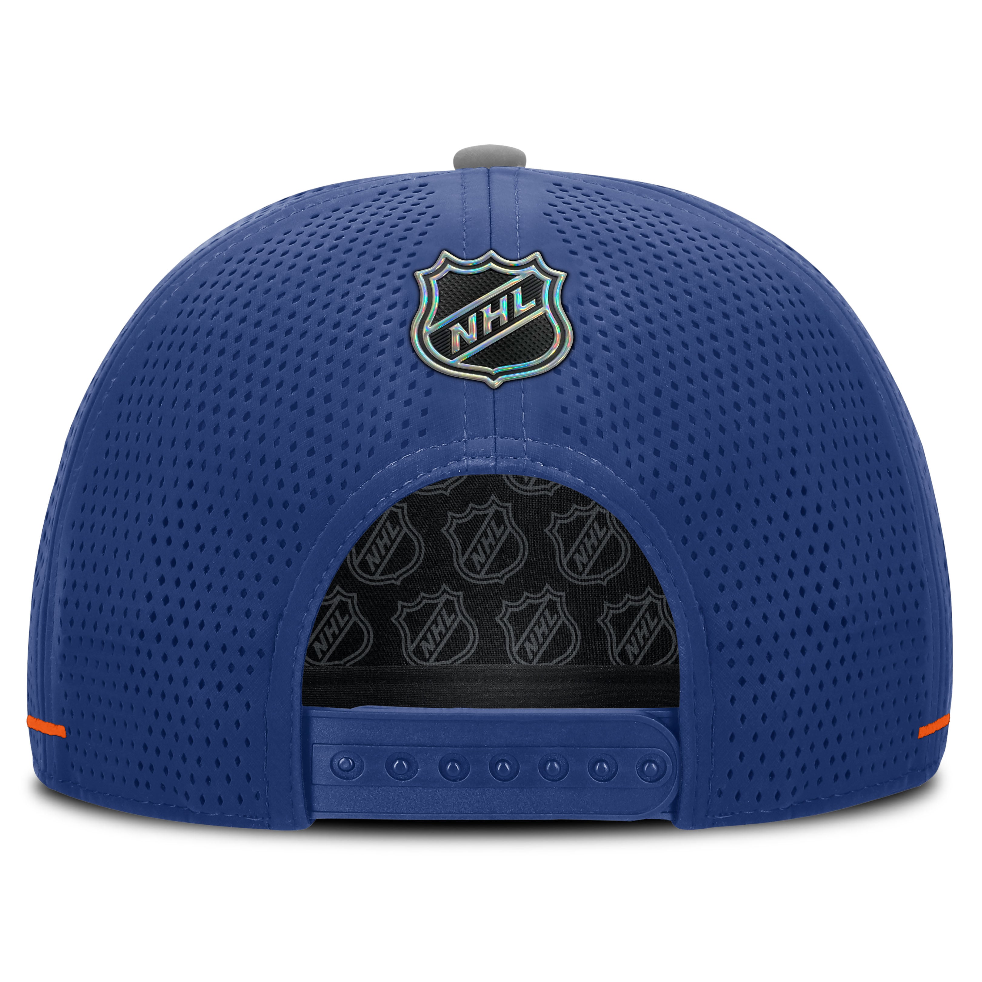 Men's Fanatics Royal Edmonton Oilers Authentic Pro Rink Vented A-Frame Adjustable Hat