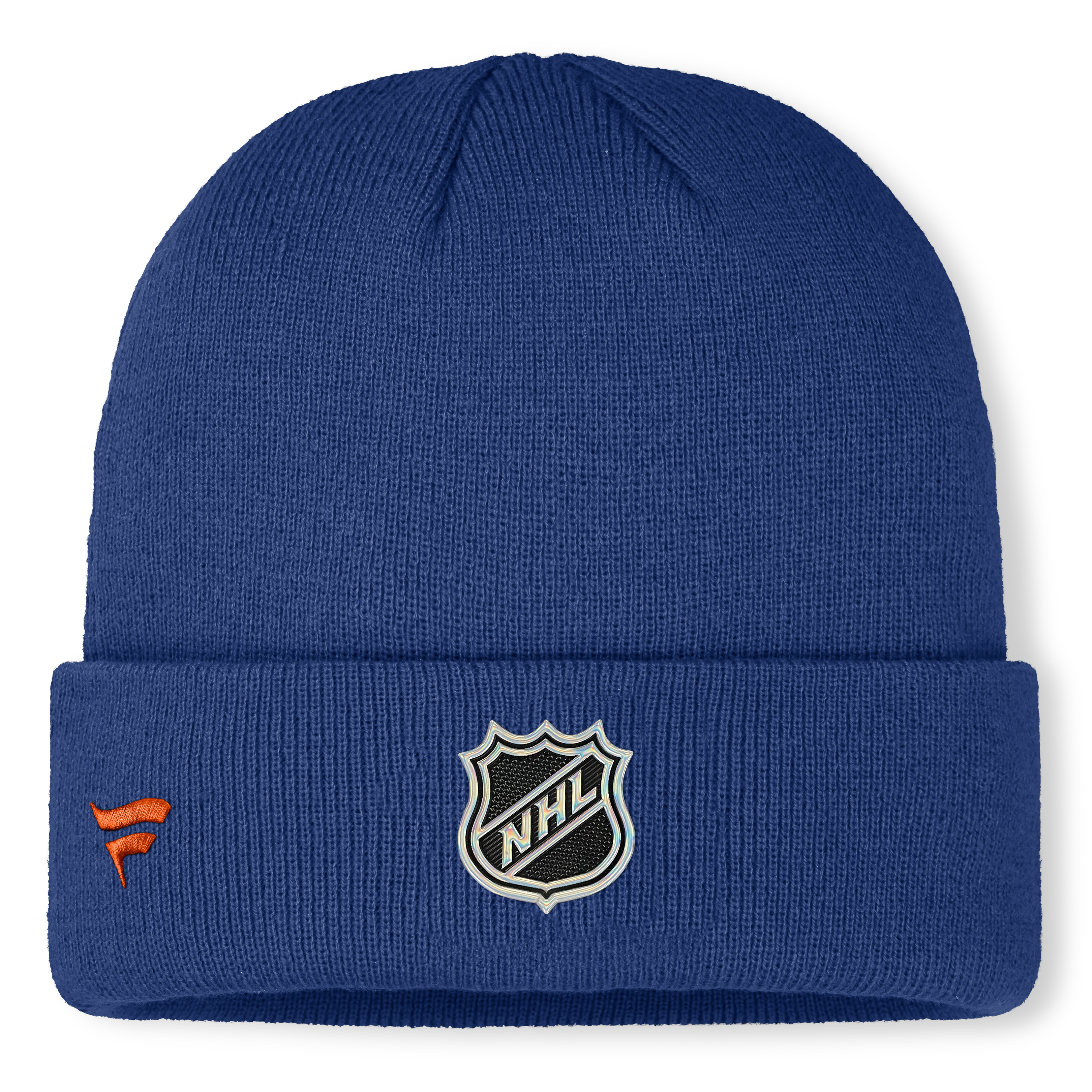 Men's Fanatics Royal Edmonton Oilers Authentic Pro Train Cuffed Knit Hat