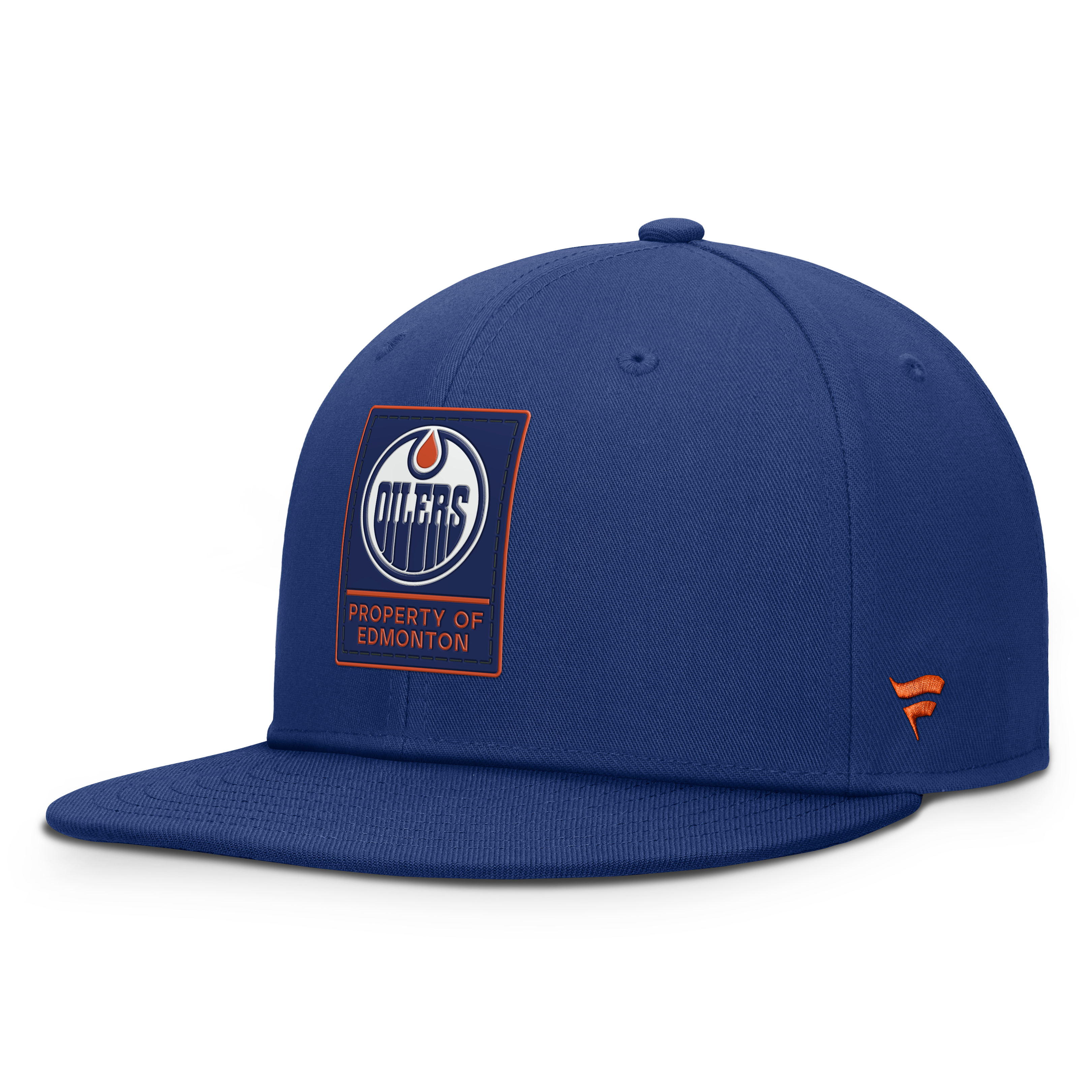 Men's Fanatics Royal Edmonton Oilers Authentic Pro Train Snapback Hat